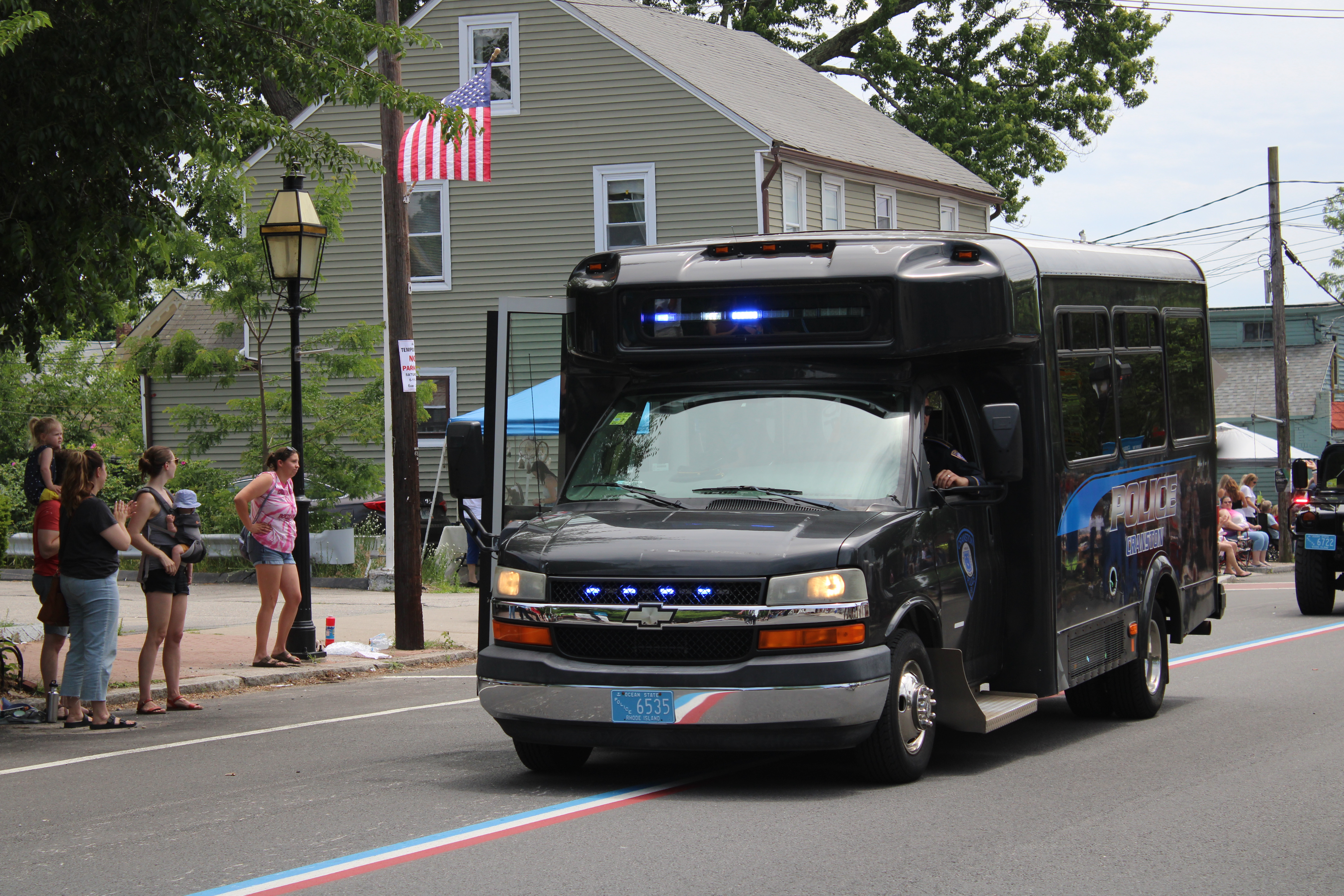 A photo  of Cranston Police
            Honor Guard Bus, a 2016 Chevrolet Bus             taken by @riemergencyvehicles