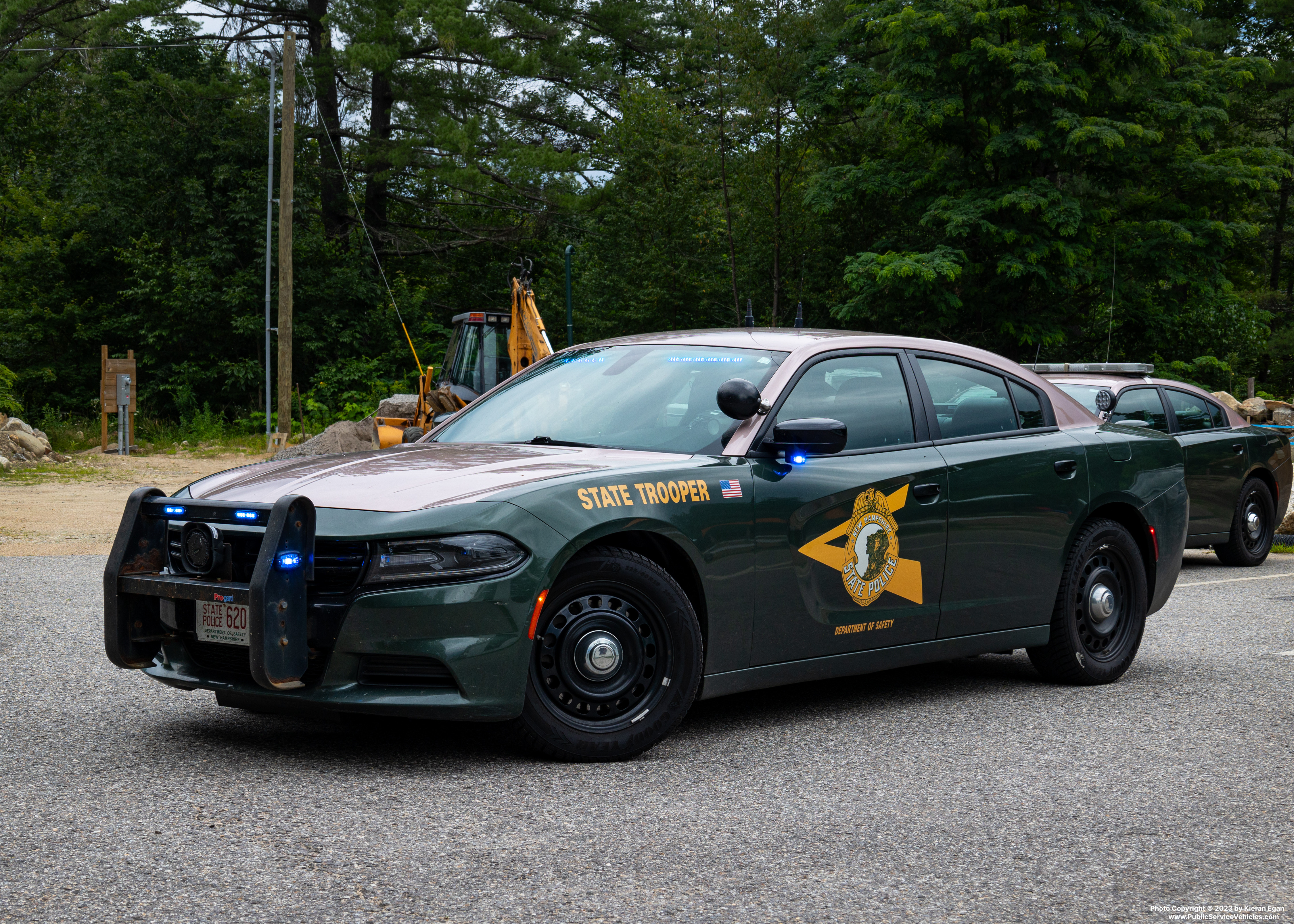 A photo  of New Hampshire State Police
            Cruiser 620, a 2017-2019 Dodge Charger             taken by Kieran Egan