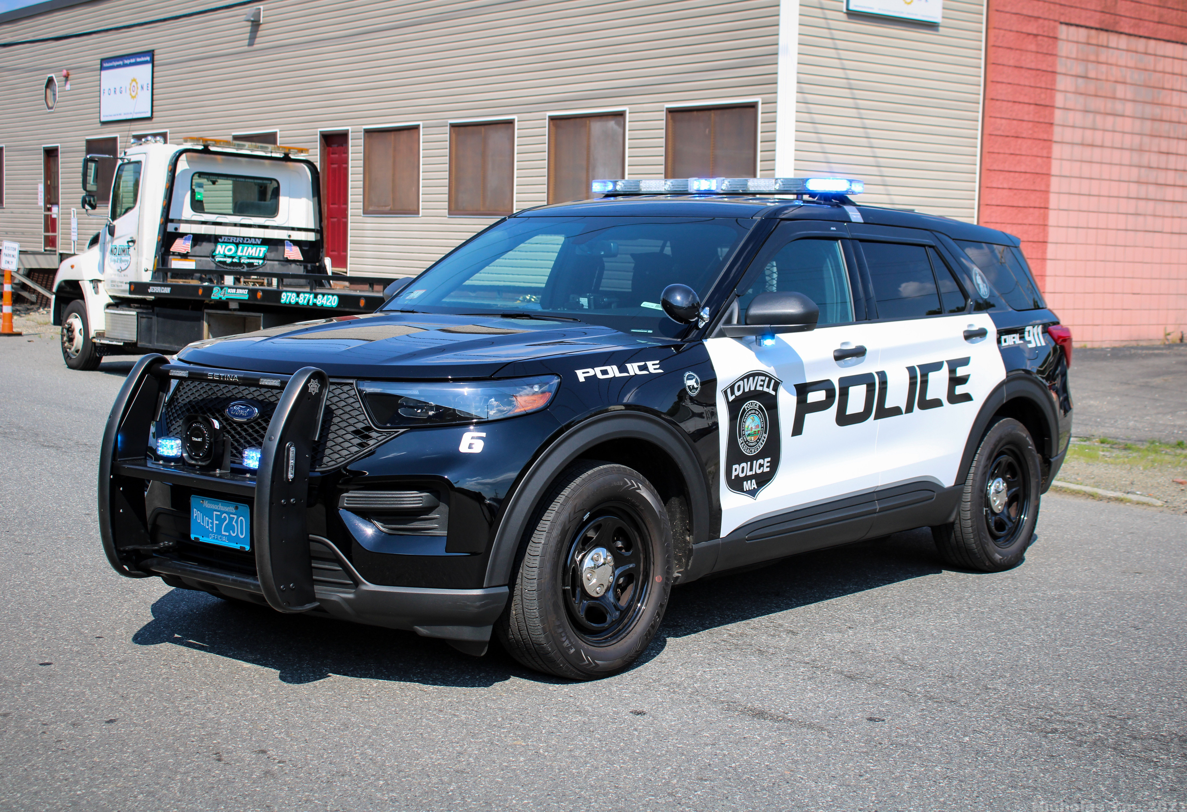 A photo  of Lowell Police
            Car 6, a 2021 Ford Police Interceptor Utility             taken by Nicholas You