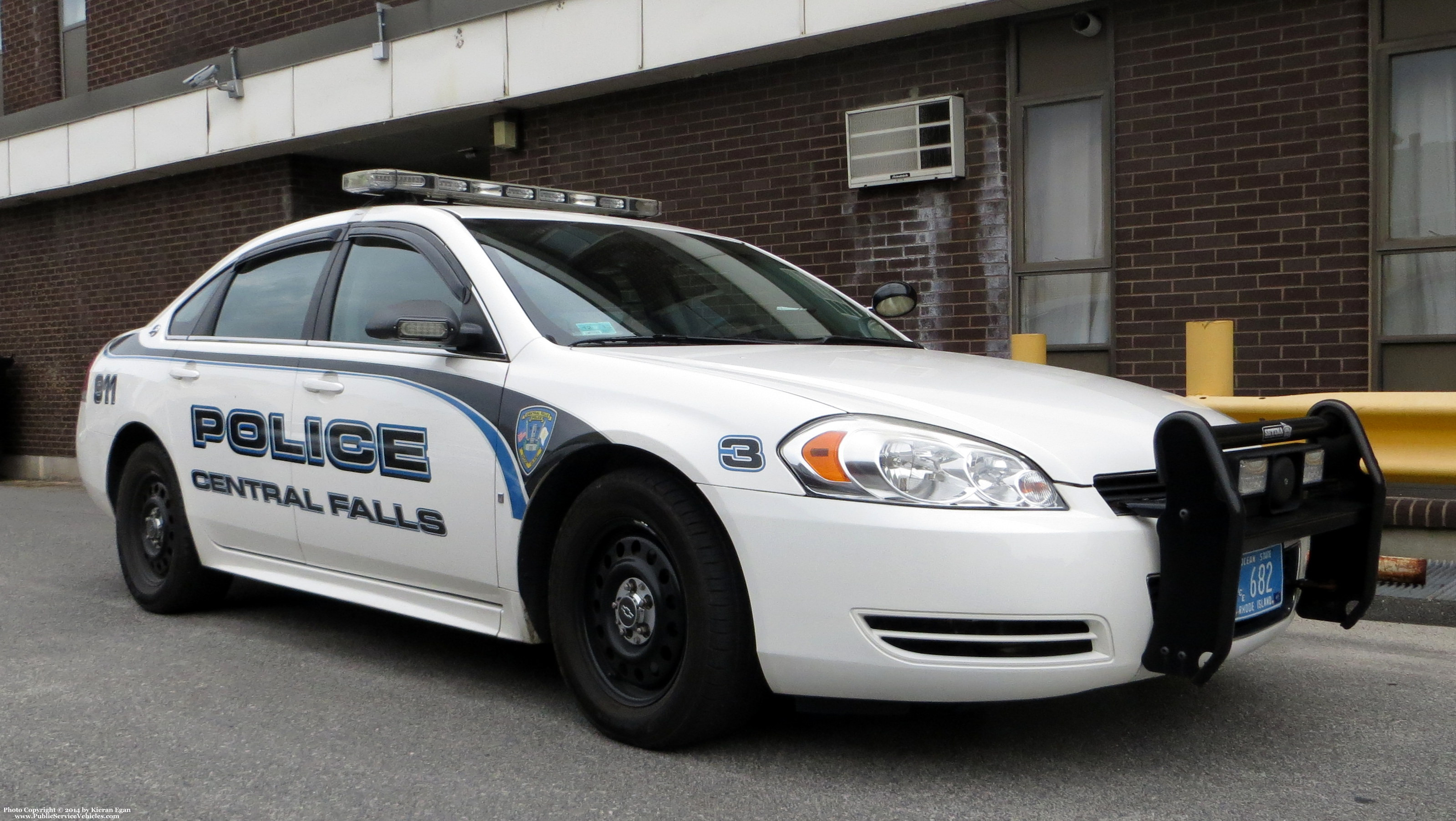 A photo  of Central Falls Police
            Patrol Car 3, a 2014 Chevrolet Impala             taken by Kieran Egan