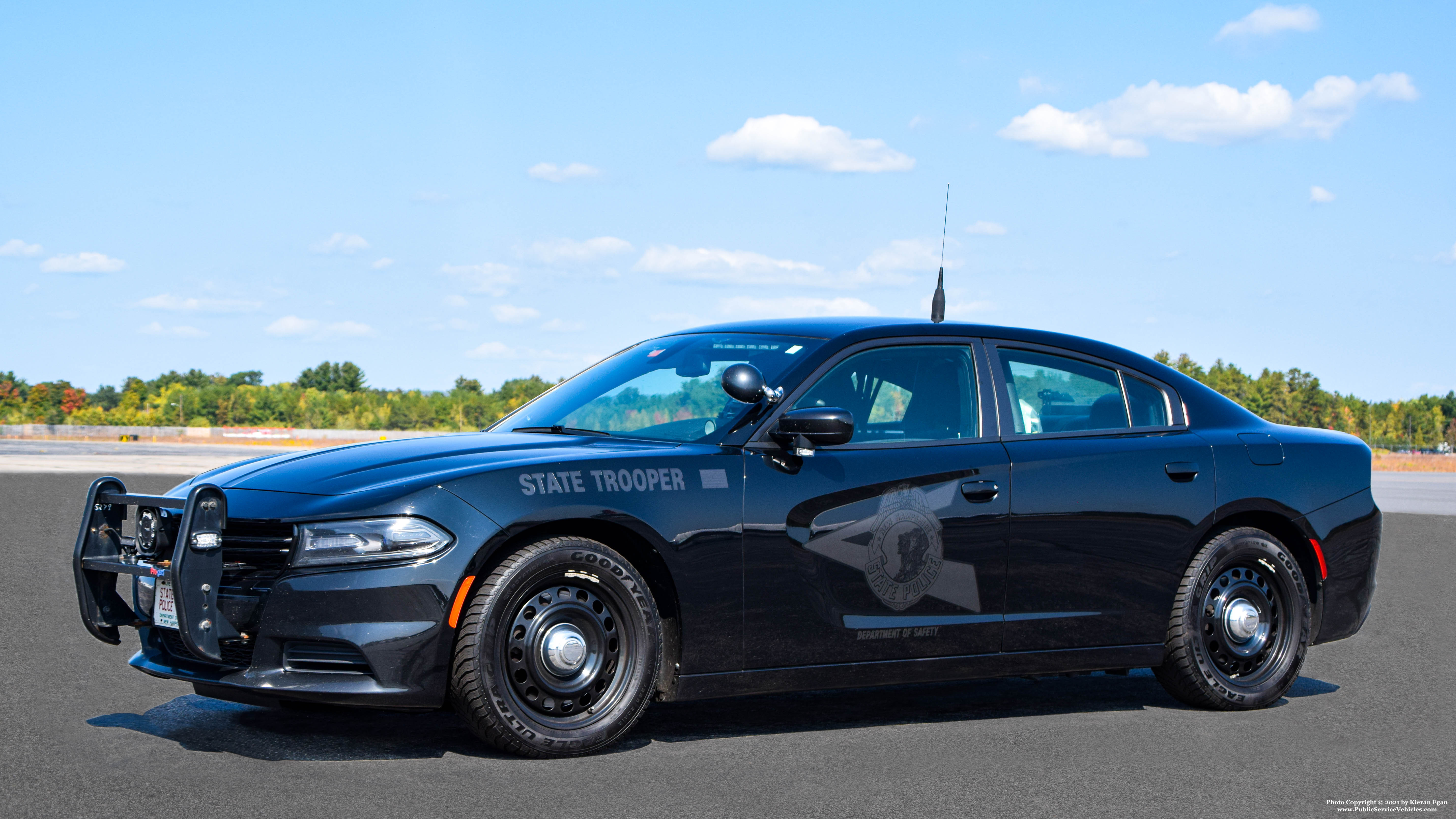 A photo  of New Hampshire State Police
            Cruiser 82, a 2018 Dodge Charger             taken by Kieran Egan