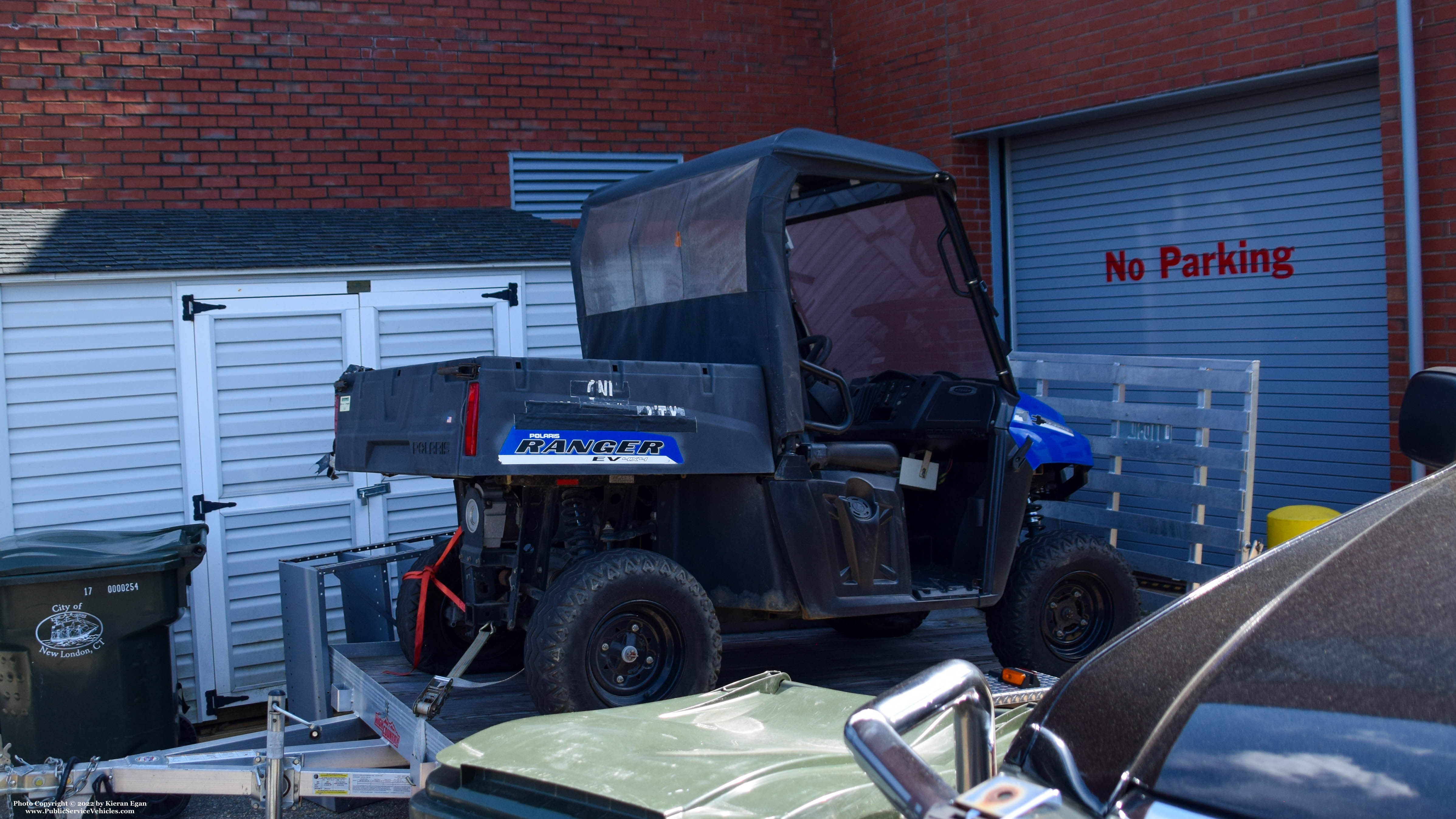 A photo  of New London Police
            ATV, a 1990-2020 Polaris Ranger             taken by Kieran Egan