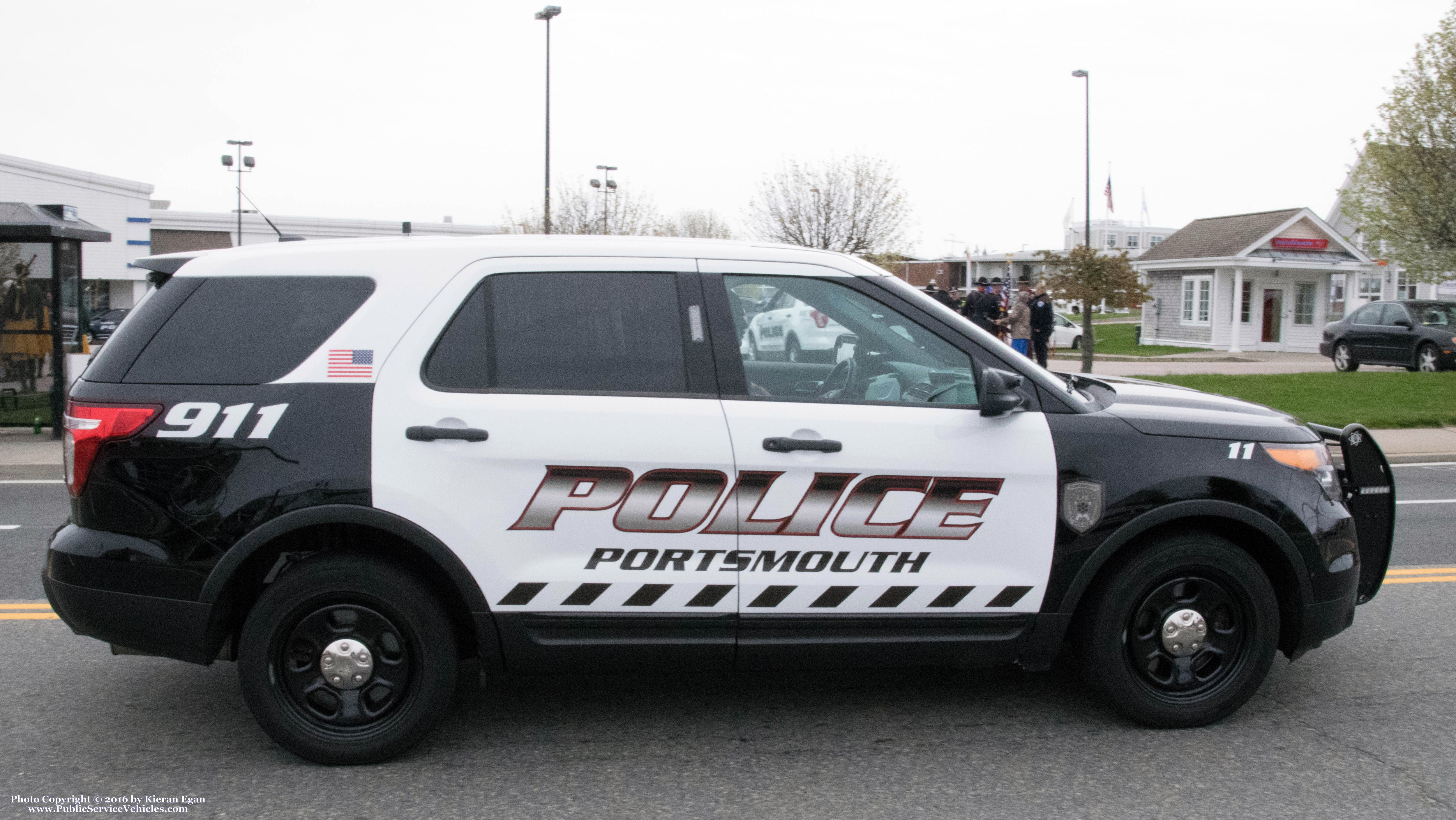A photo  of Portsmouth Police
            Car 11, a 2013 Ford Police Interceptor Utility             taken by Kieran Egan