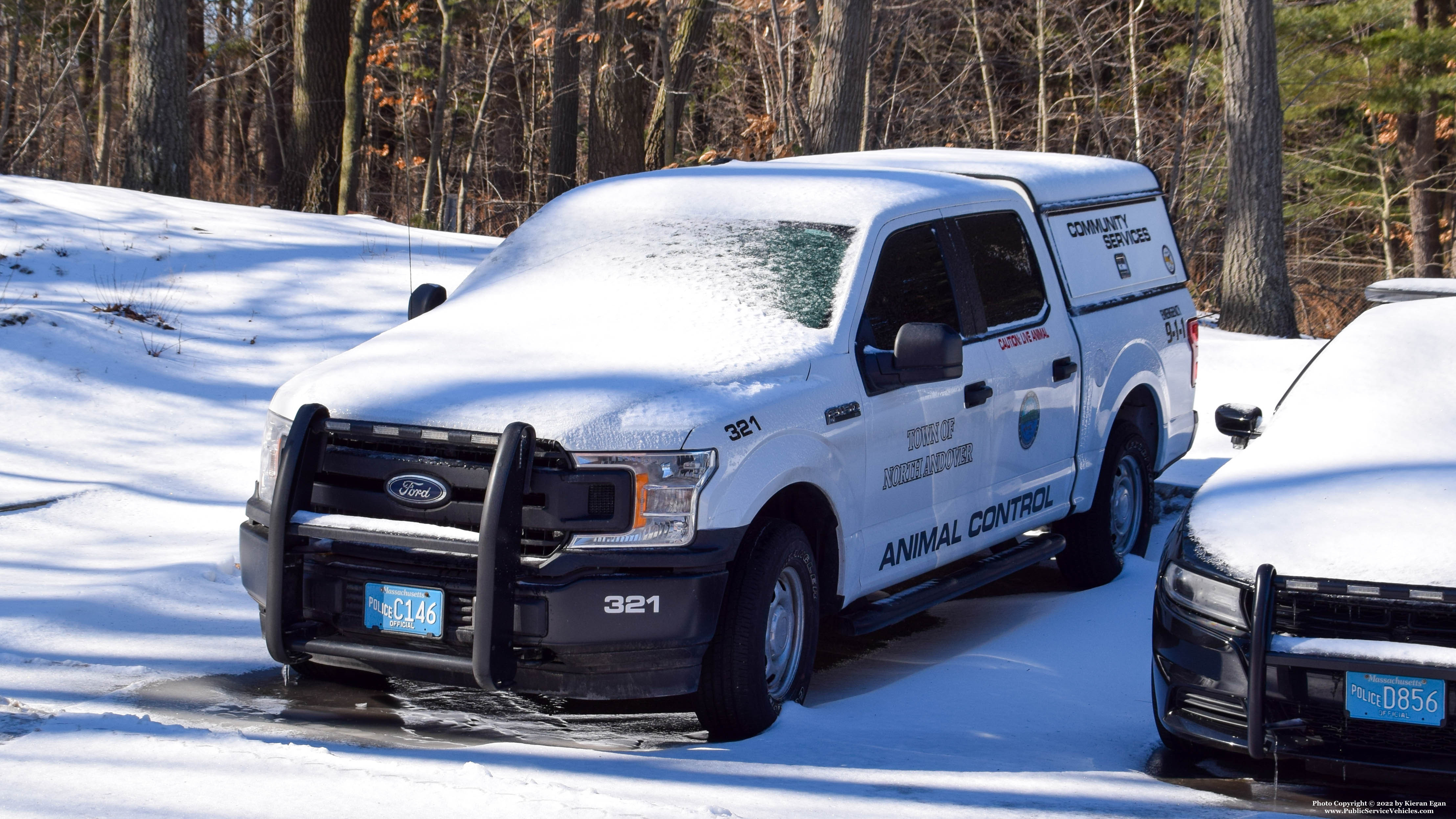 A photo  of North Andover Police
            Cruiser 321, a 2018 Ford F-150 Crew Cab             taken by Kieran Egan