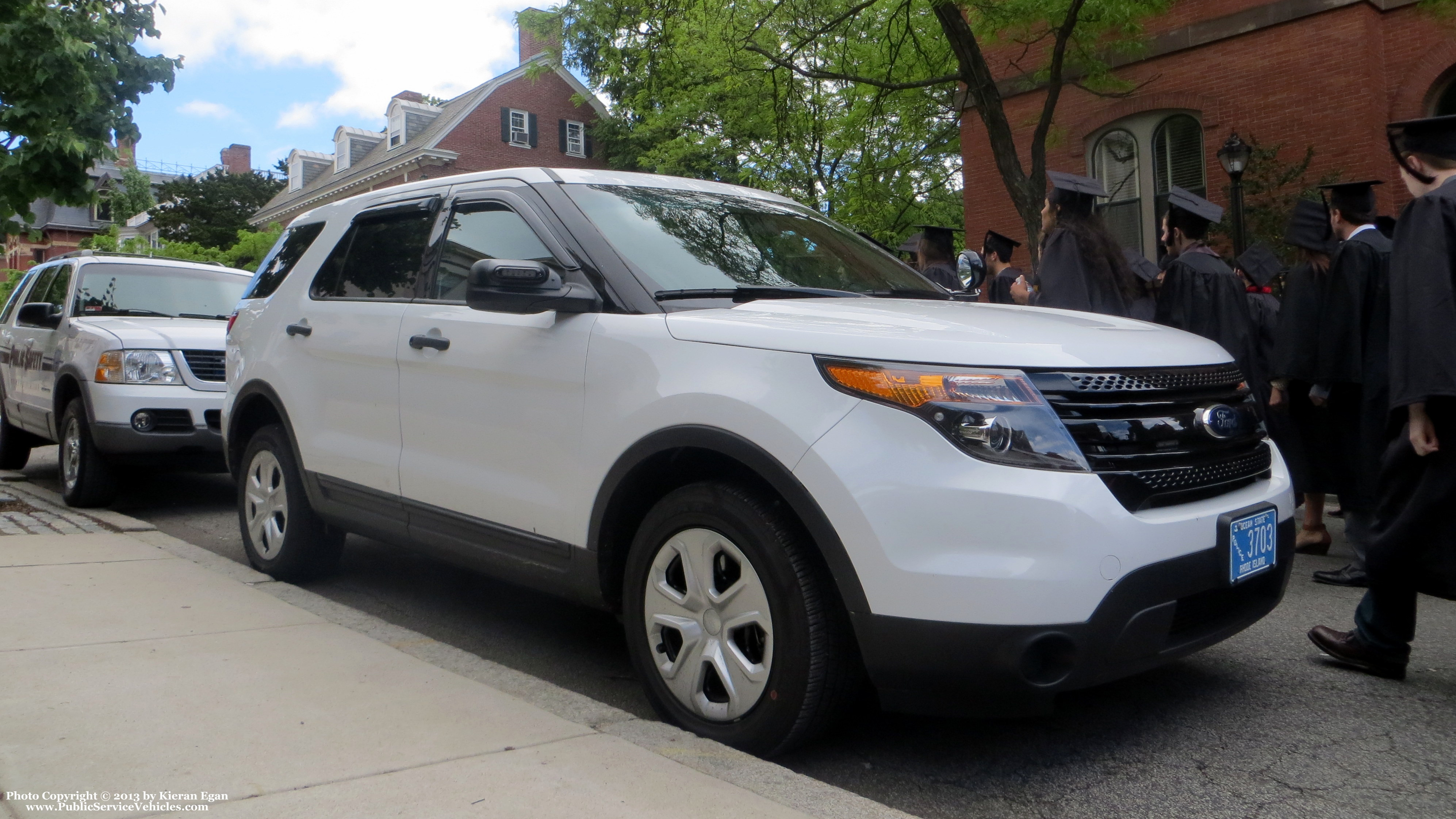A photo  of Brown University Police
            Unmarked Unit, a 2013 Ford Police Interceptor Utility             taken by Kieran Egan