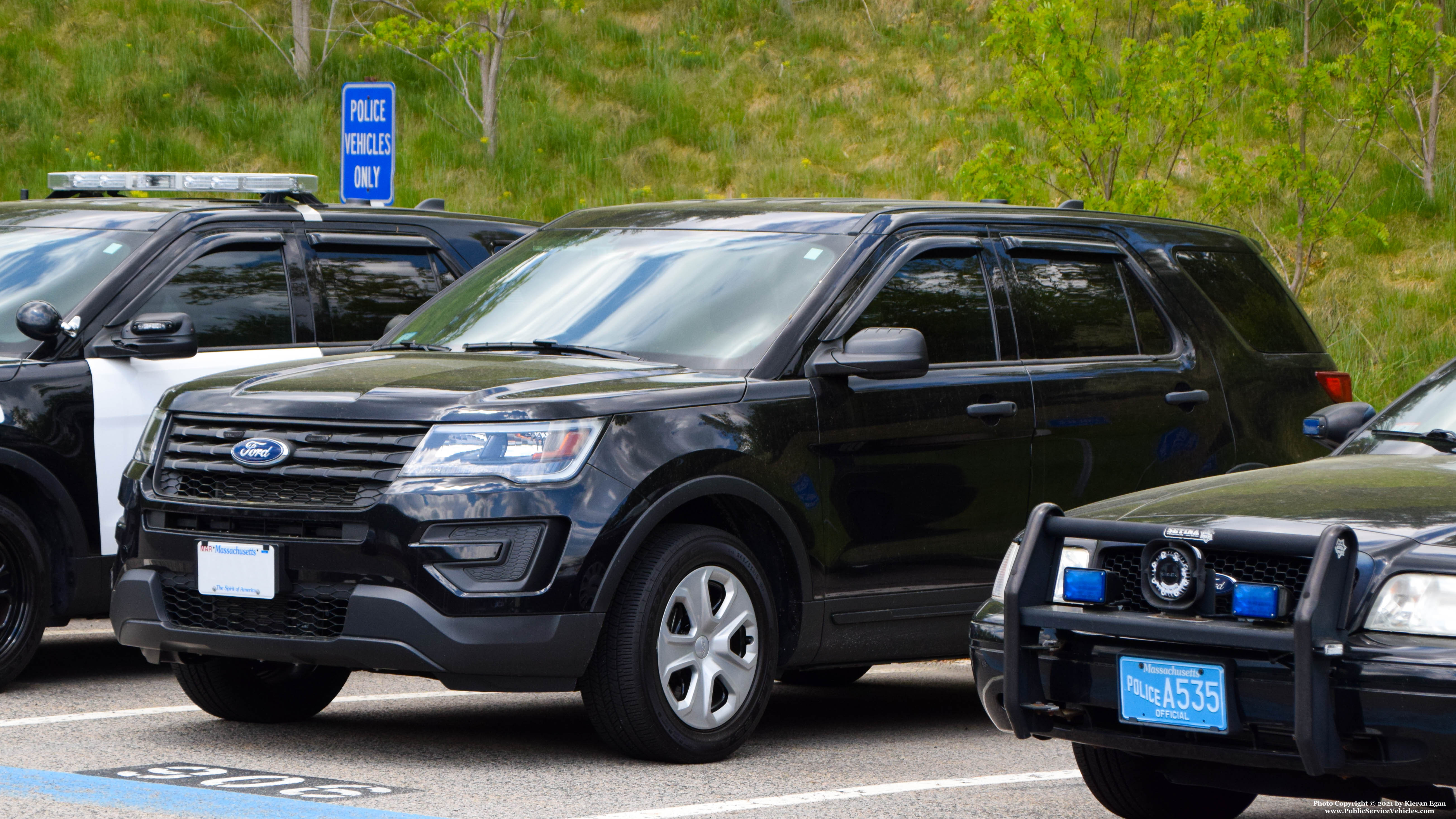 A photo  of Bridgewater State University Police
            Cruiser 906, a 2016-2019 Ford Police Interceptor Utility             taken by Kieran Egan