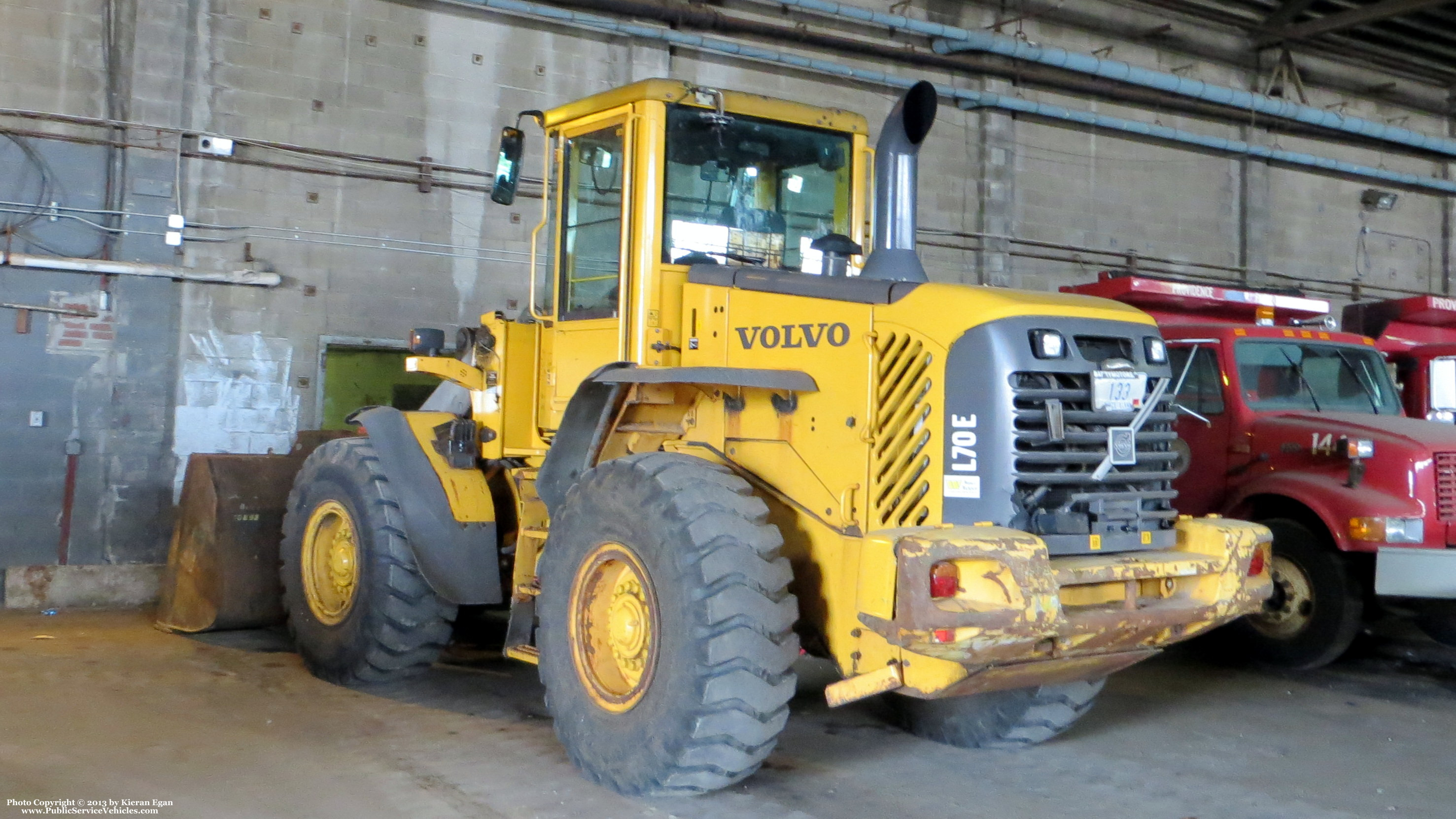 A photo  of Providence Highway Division
            Loader 133, a 1990-2010 Volvo L70E             taken by Kieran Egan