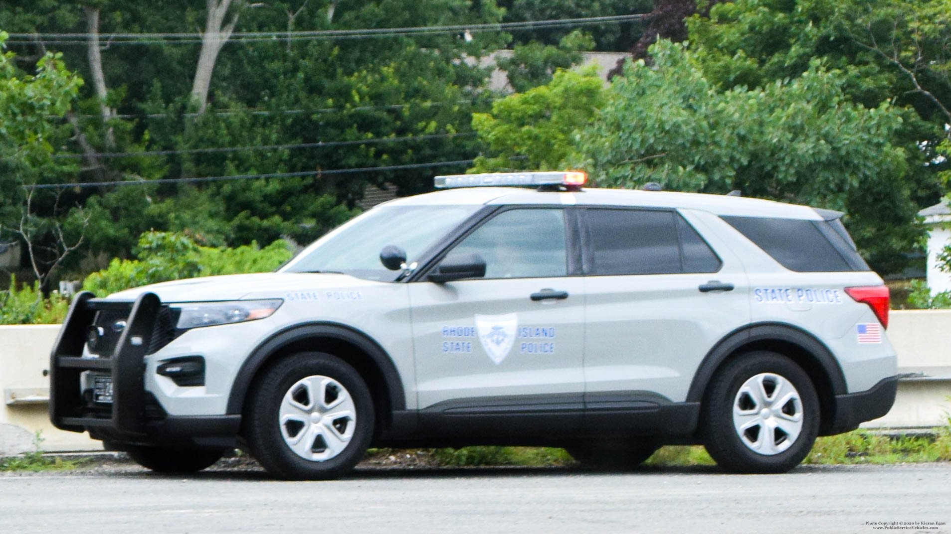 A photo  of Rhode Island State Police
            Cruiser 244, a 2020 Ford Police Interceptor Utility             taken by Kieran Egan