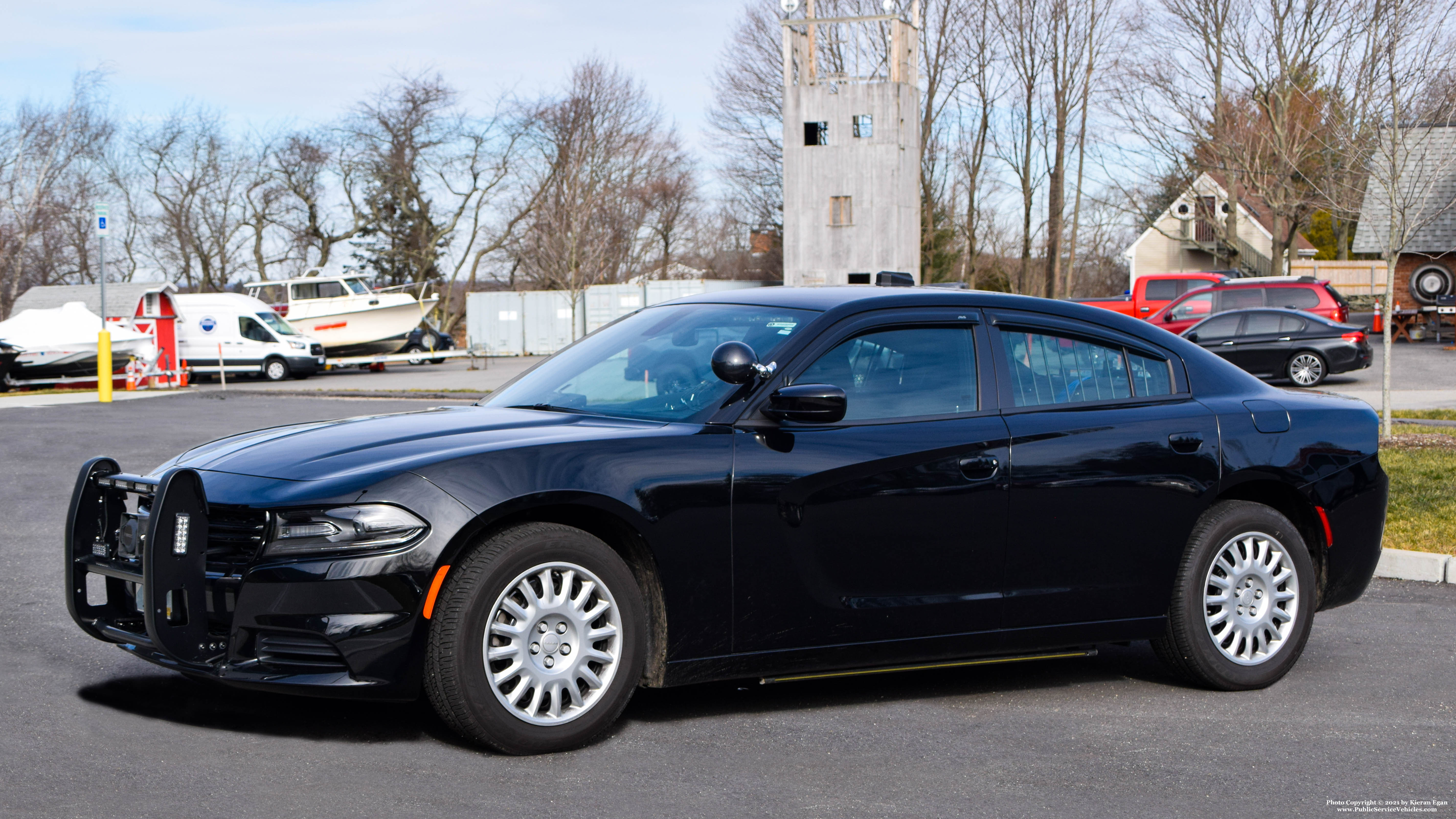 A photo  of Portsmouth Police
            Unmarked Unit, a 2019 Dodge Charger             taken by Kieran Egan