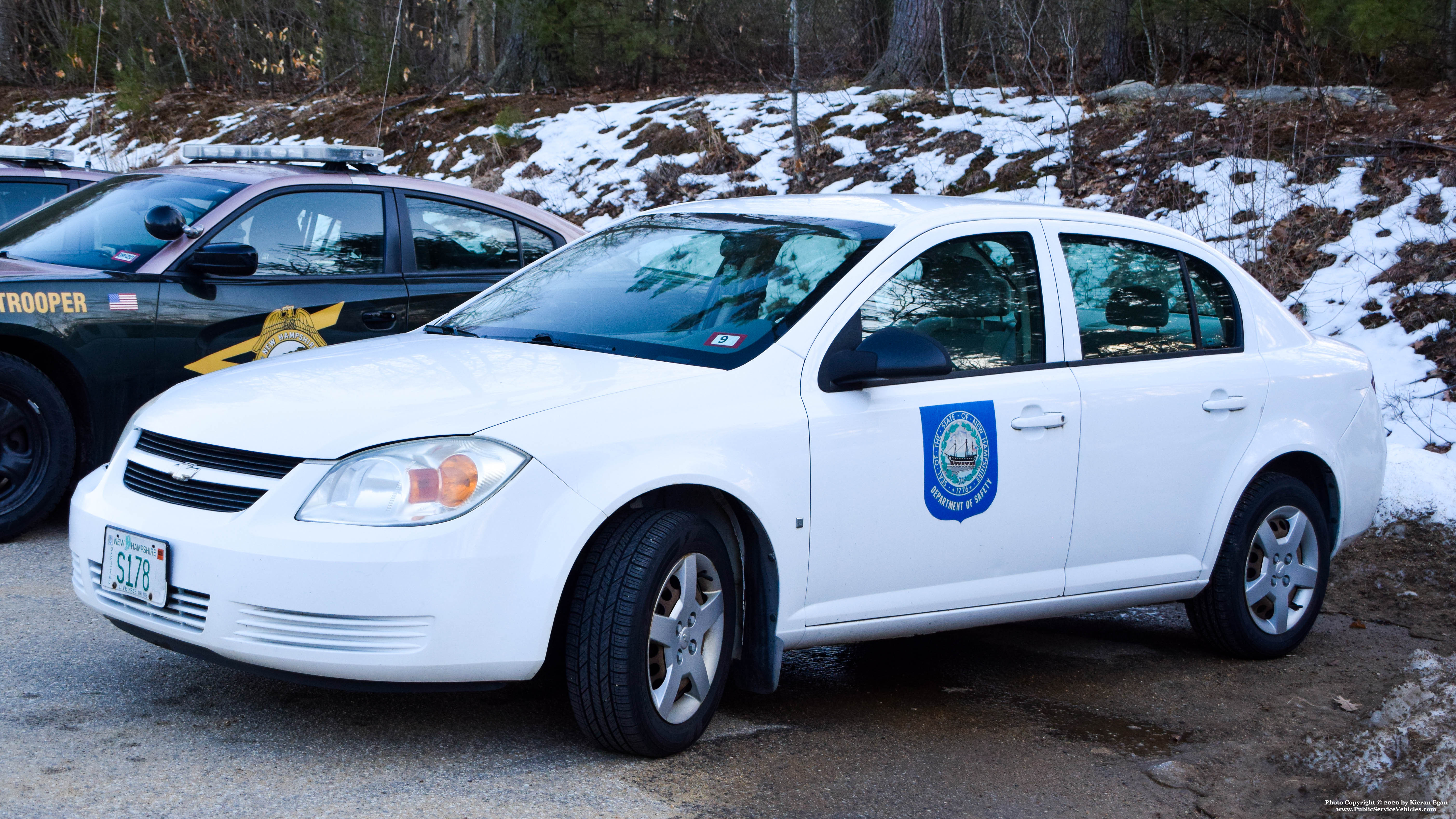 A photo  of New Hampshire Department of Safety
            Car 178, a 2005-2010 Chevrolet Cobalt             taken by Kieran Egan