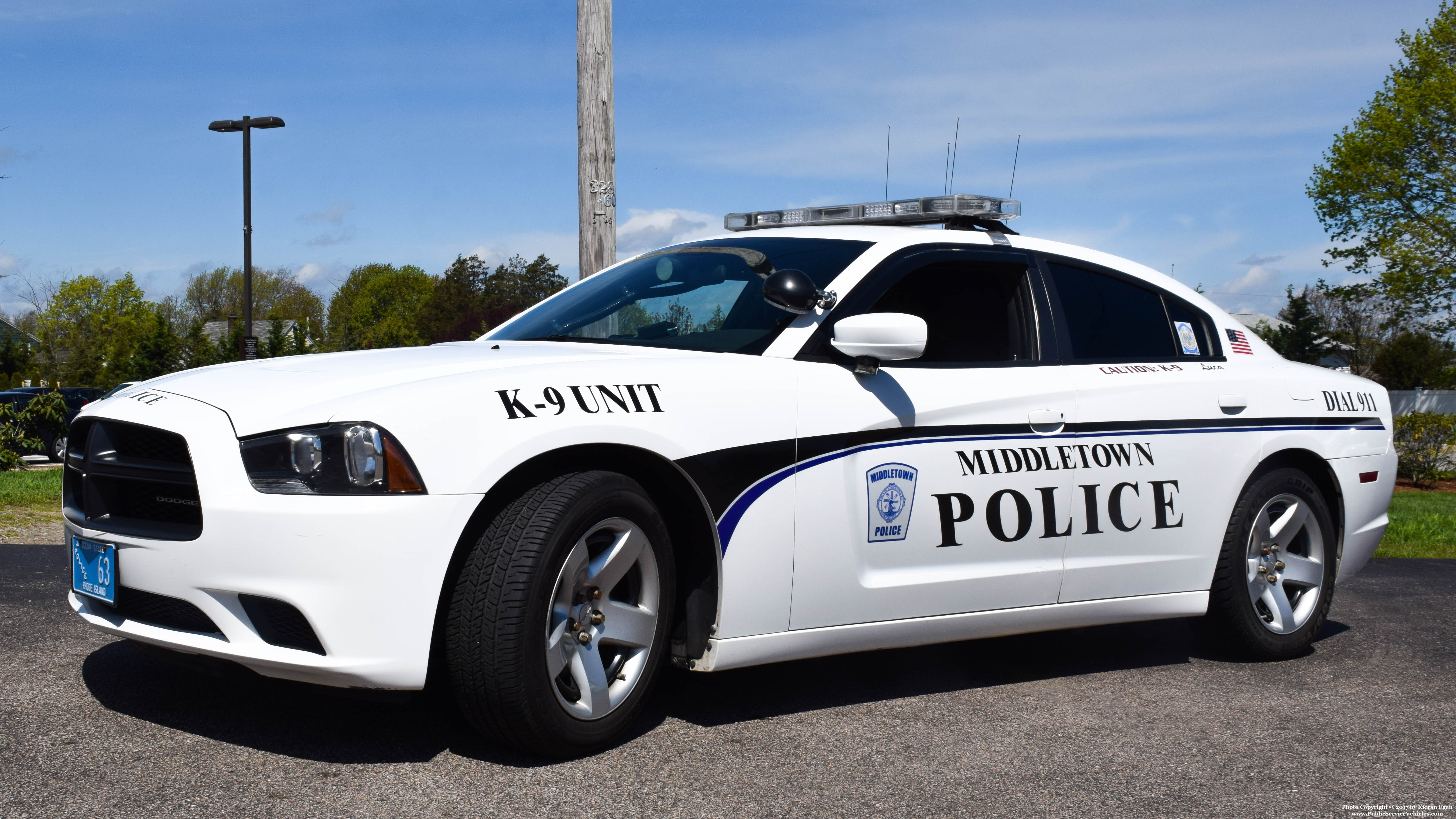 A photo  of Middletown Police
            Cruiser 63, a 2014 Dodge Charger             taken by Kieran Egan
