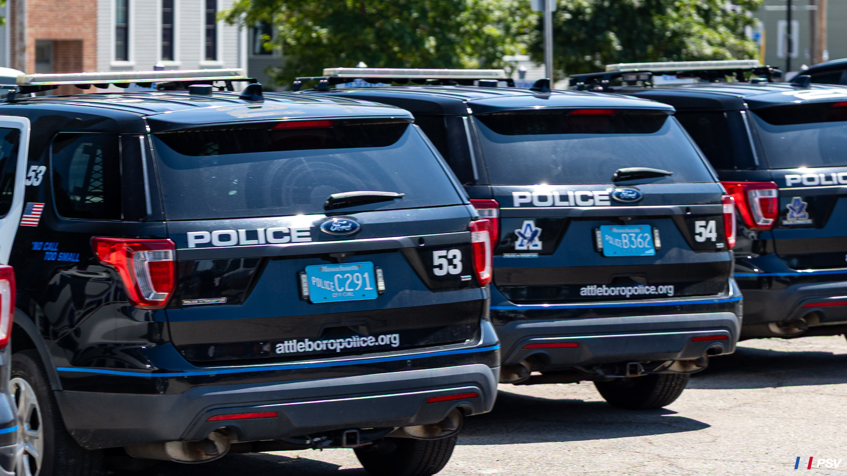 A photo  of Attleboro Police
            Car 54, a 2017 Ford Police Interceptor Utility             taken by Kieran Egan