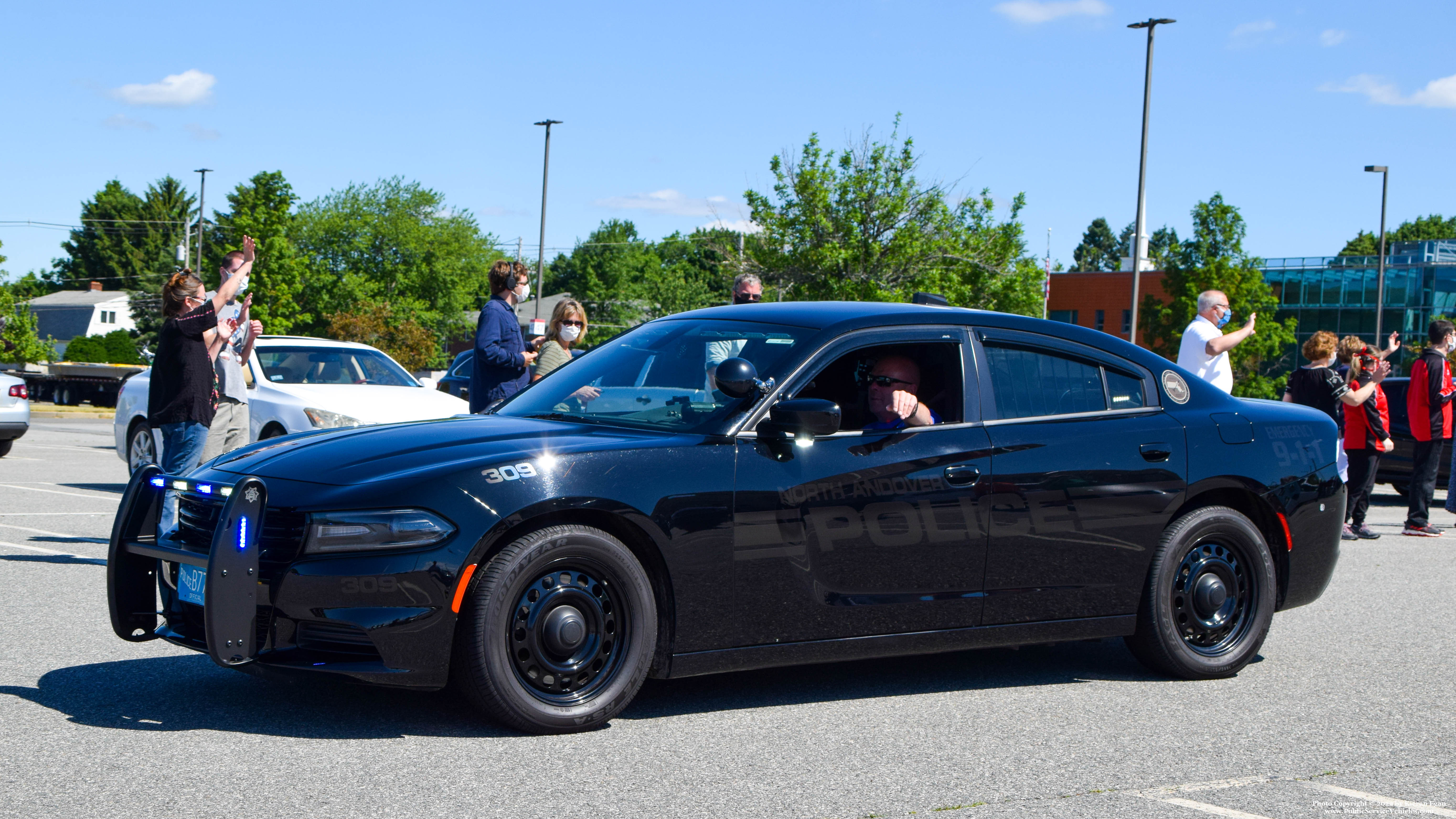A photo  of North Andover Police
            Cruiser 309, a 2018 Dodge Charger             taken by Kieran Egan