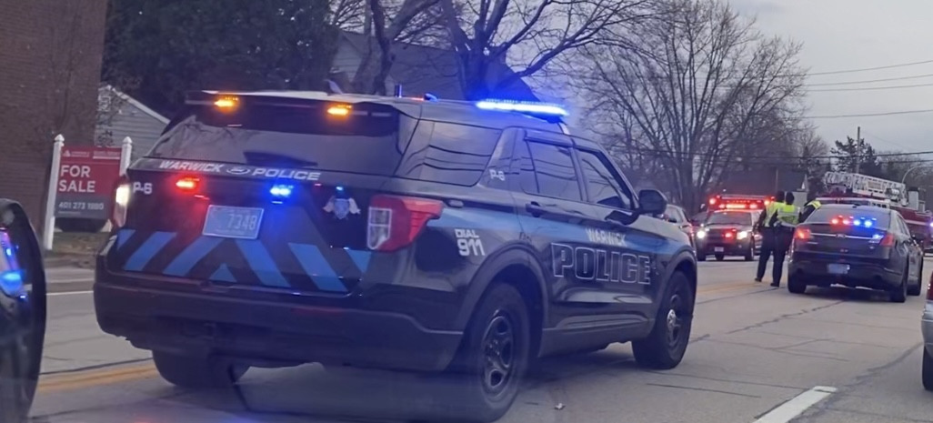 A photo  of Warwick Police
            Cruiser P-6, a 2021 Ford Police Interceptor Utility             taken by @riemergencyvehicles