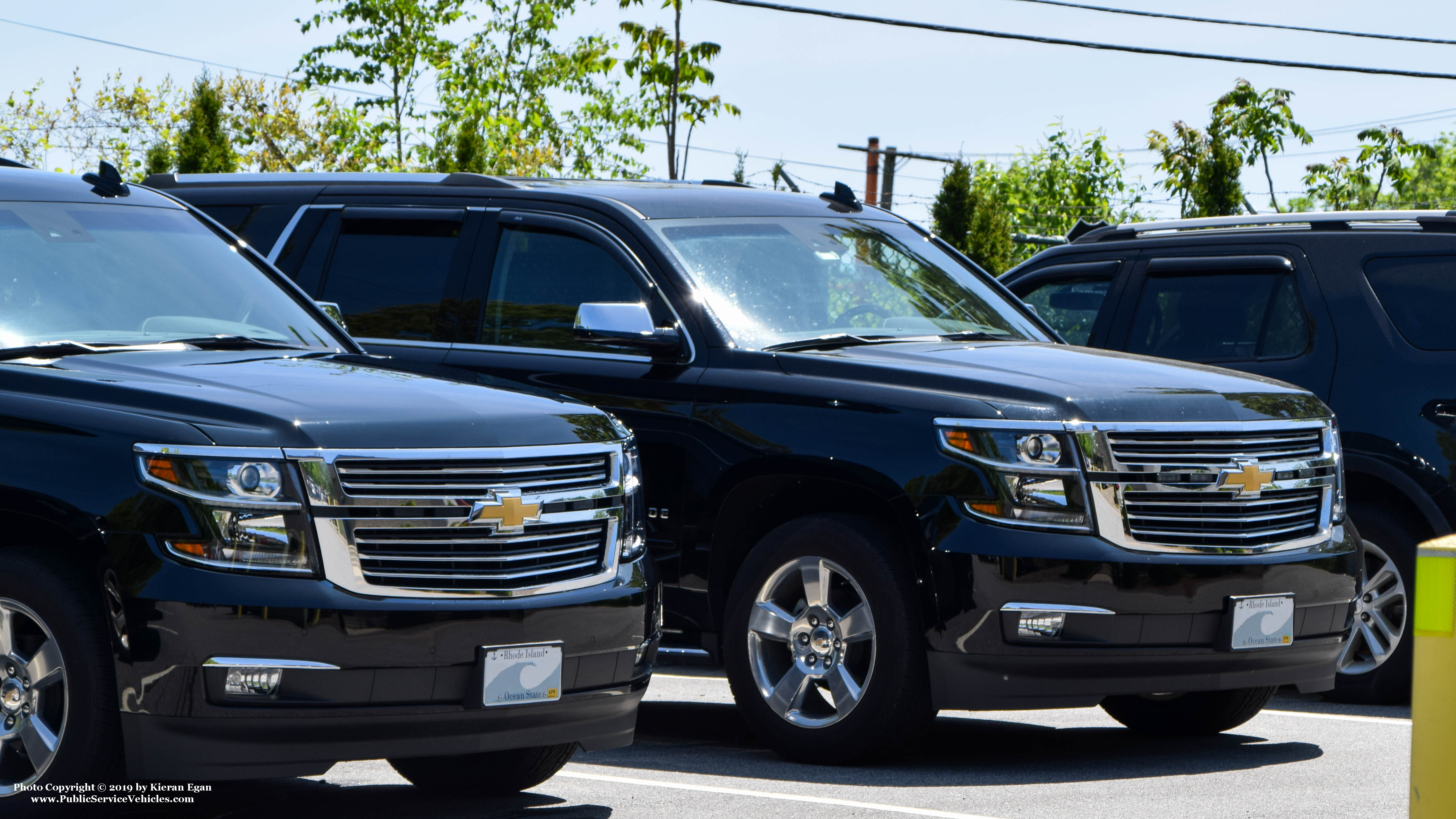 A photo  of East Providence Police
            Chief's Unit, a 2019 Chevrolet Tahoe             taken by Kieran Egan