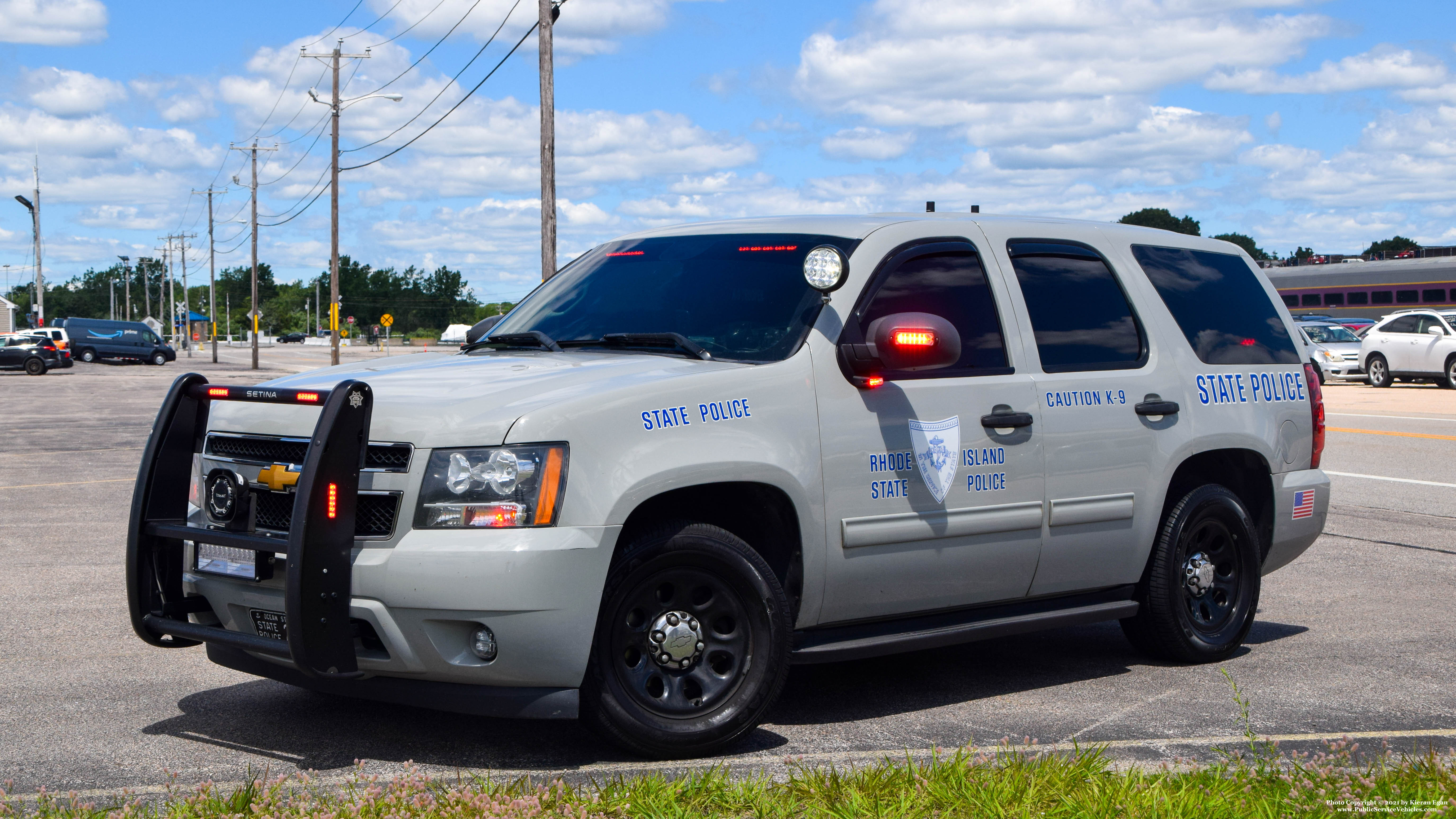 A photo  of Rhode Island State Police
            Cruiser 246, a 2013 Chevrolet Tahoe             taken by Kieran Egan