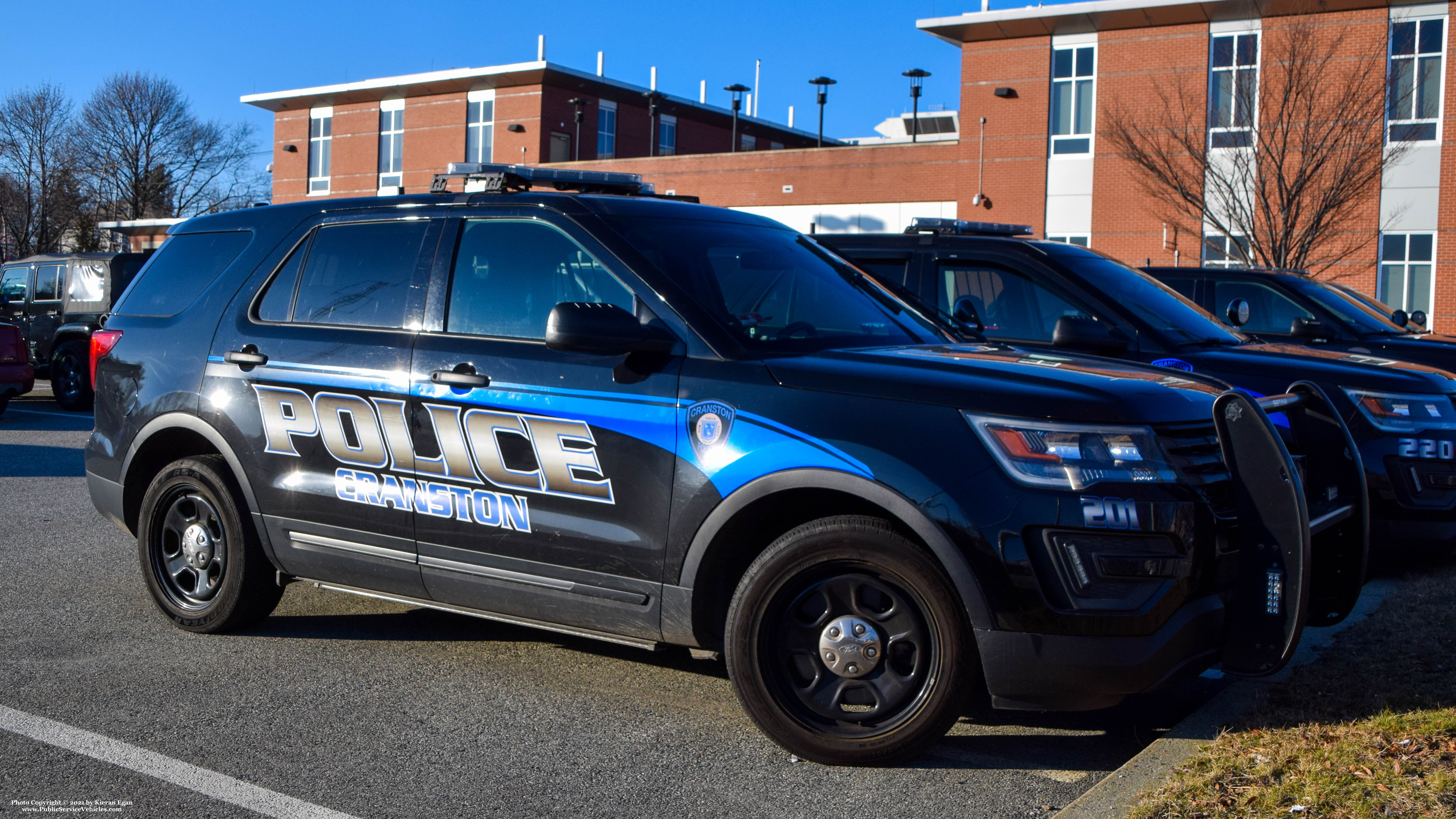 A photo  of Cranston Police
            Cruiser 200, a 2018 Ford Police Interceptor Utility             taken by Kieran Egan