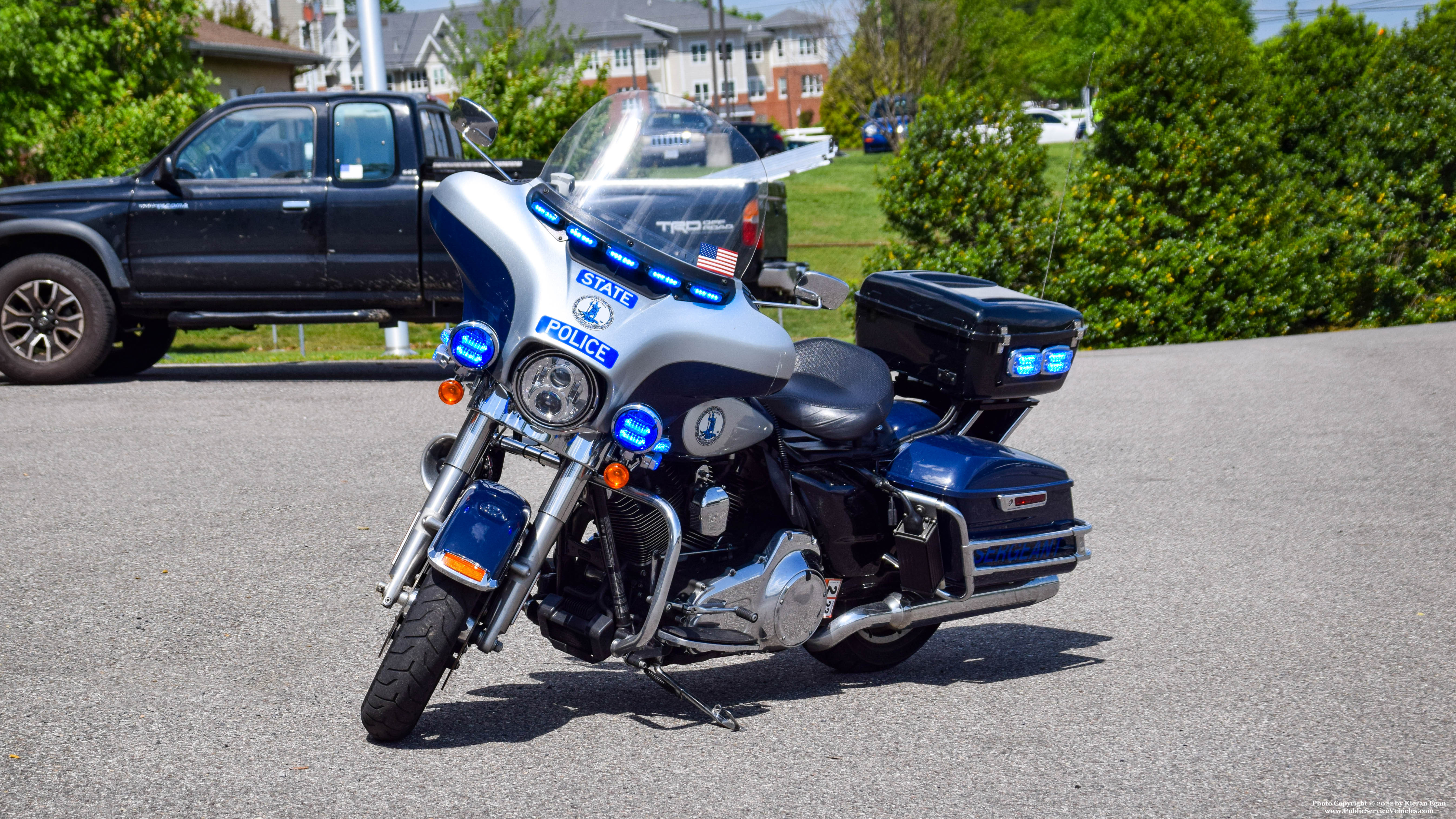A photo  of Virginia State Police
            Motorcycle 23, a 2016 Harley Davidson Electra Glide             taken by Kieran Egan