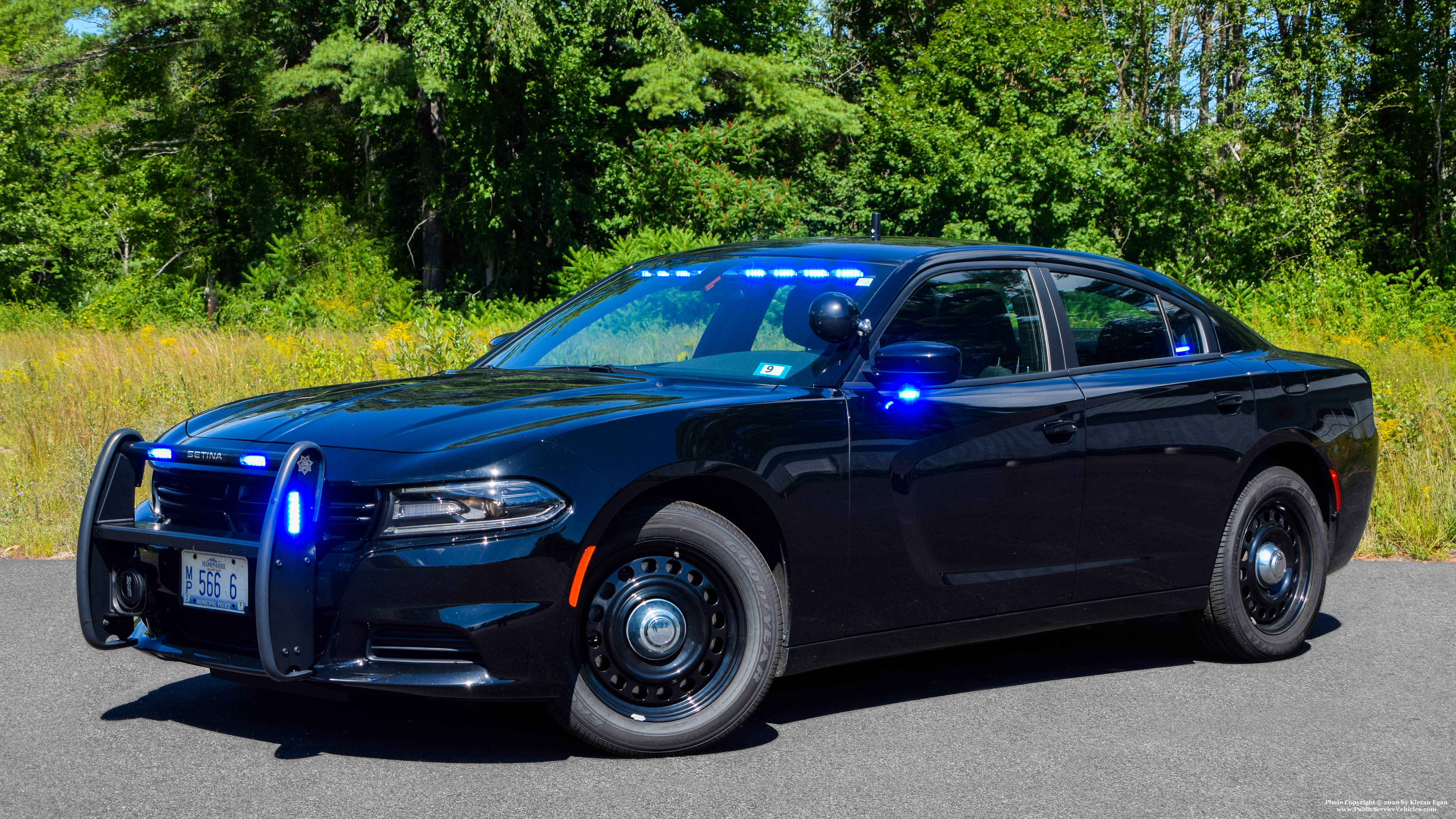 A photo  of Plymouth Police
            Car 6, a 2019 Dodge Charger             taken by Kieran Egan
