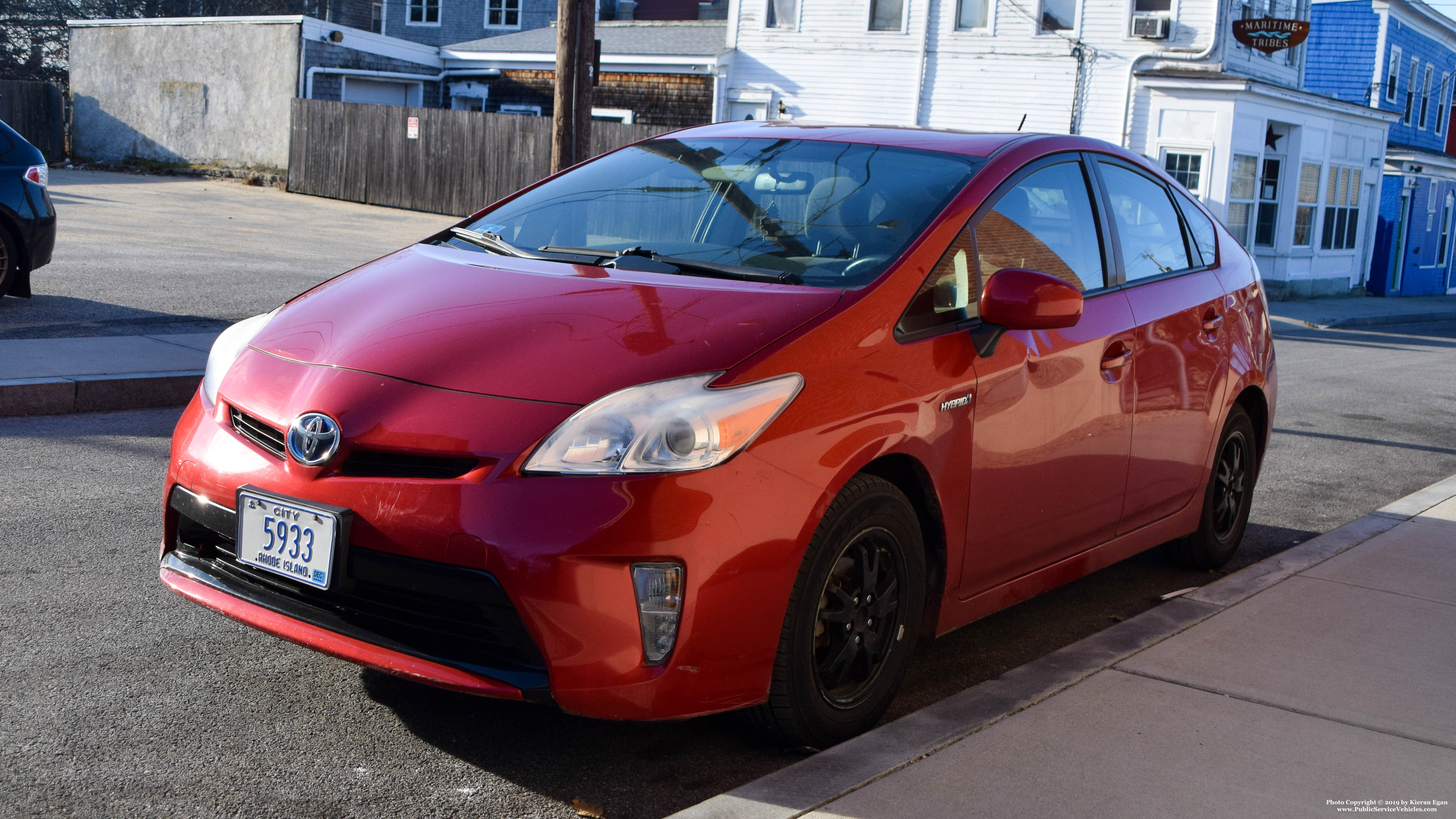 A photo  of Newport Police
            Parking Enforcement Unit, a 2010-2015 Toyota Prius             taken by Kieran Egan