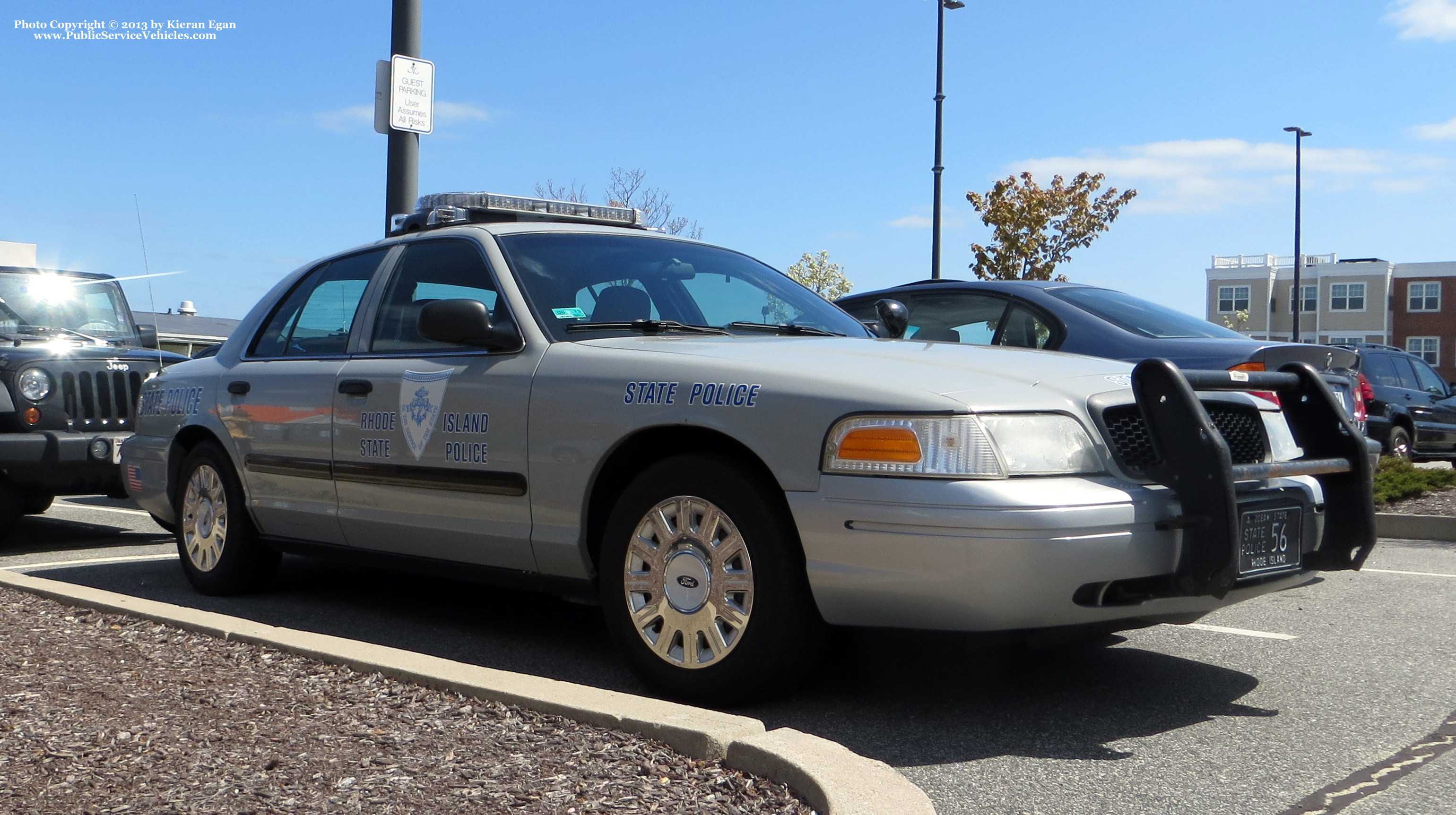 A photo  of Rhode Island State Police
            Cruiser 56, a 2005 Ford Crown Victoria Police Interceptor             taken by Kieran Egan