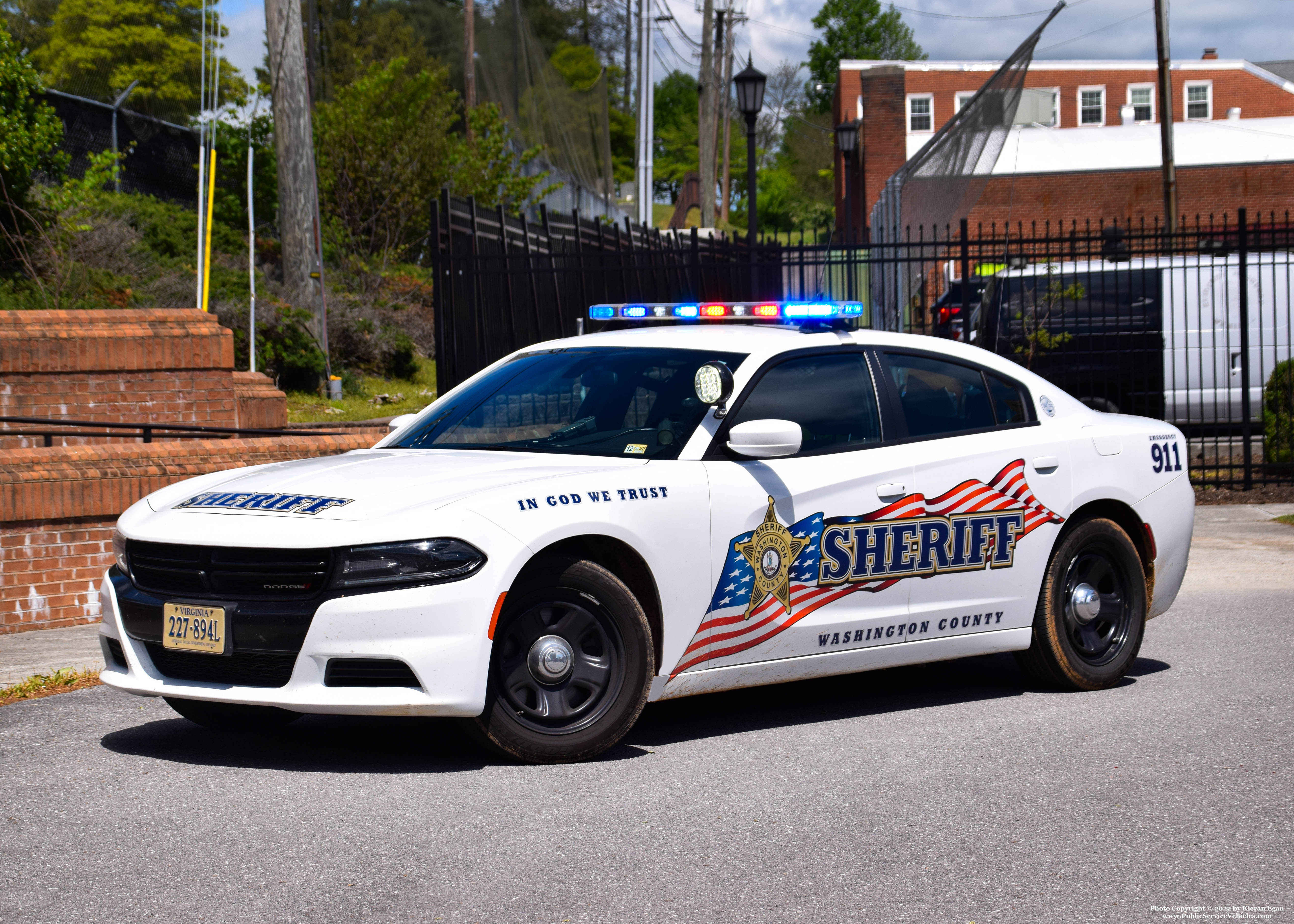 A photo  of Washington County Sheriff
            Cruiser 3976, a 2021 Dodge Charger             taken by Kieran Egan