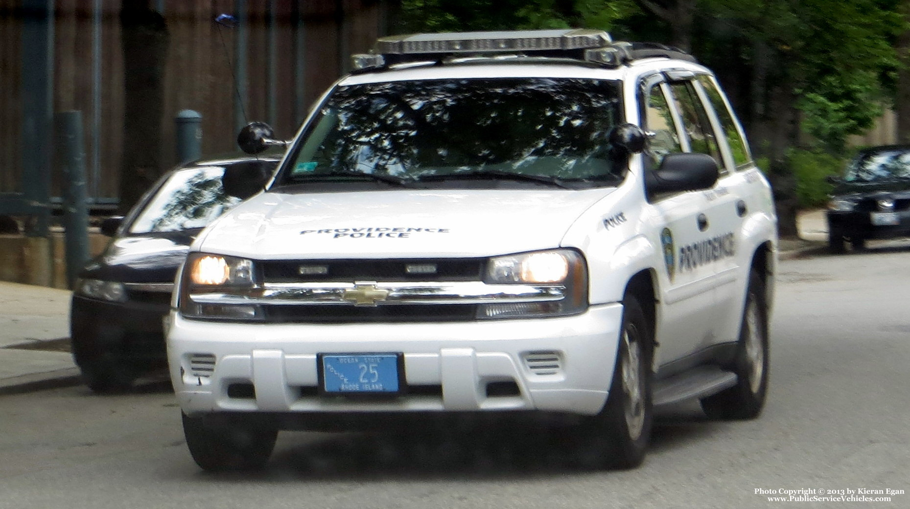 A photo  of Providence Police
            Cruiser 25, a 2002-2005 Chevrolet TrailBlazer             taken by Kieran Egan