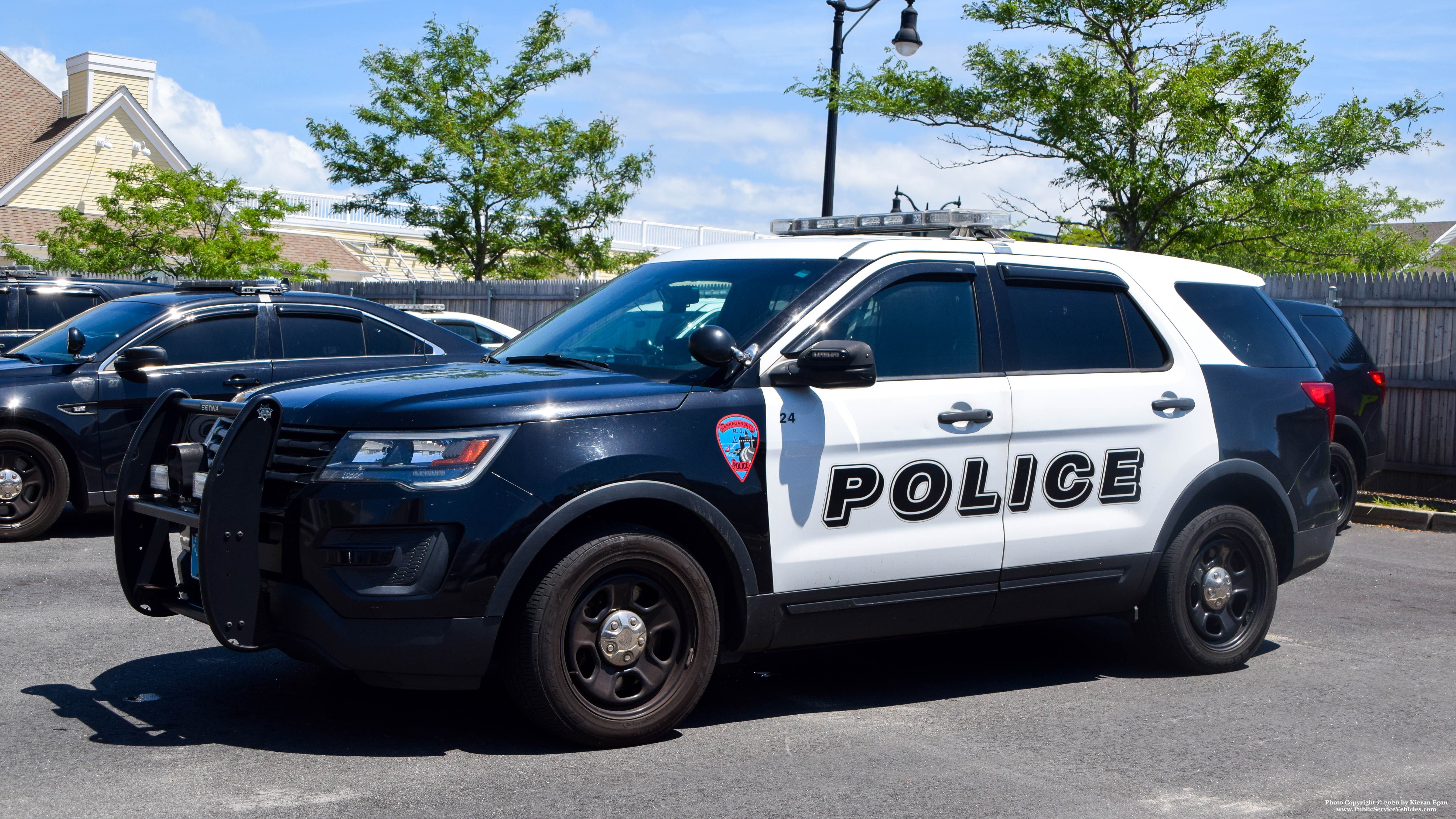 A photo  of Narragansett Police
            Car 24, a 2016-2019 Ford Police Interceptor Utility             taken by Kieran Egan