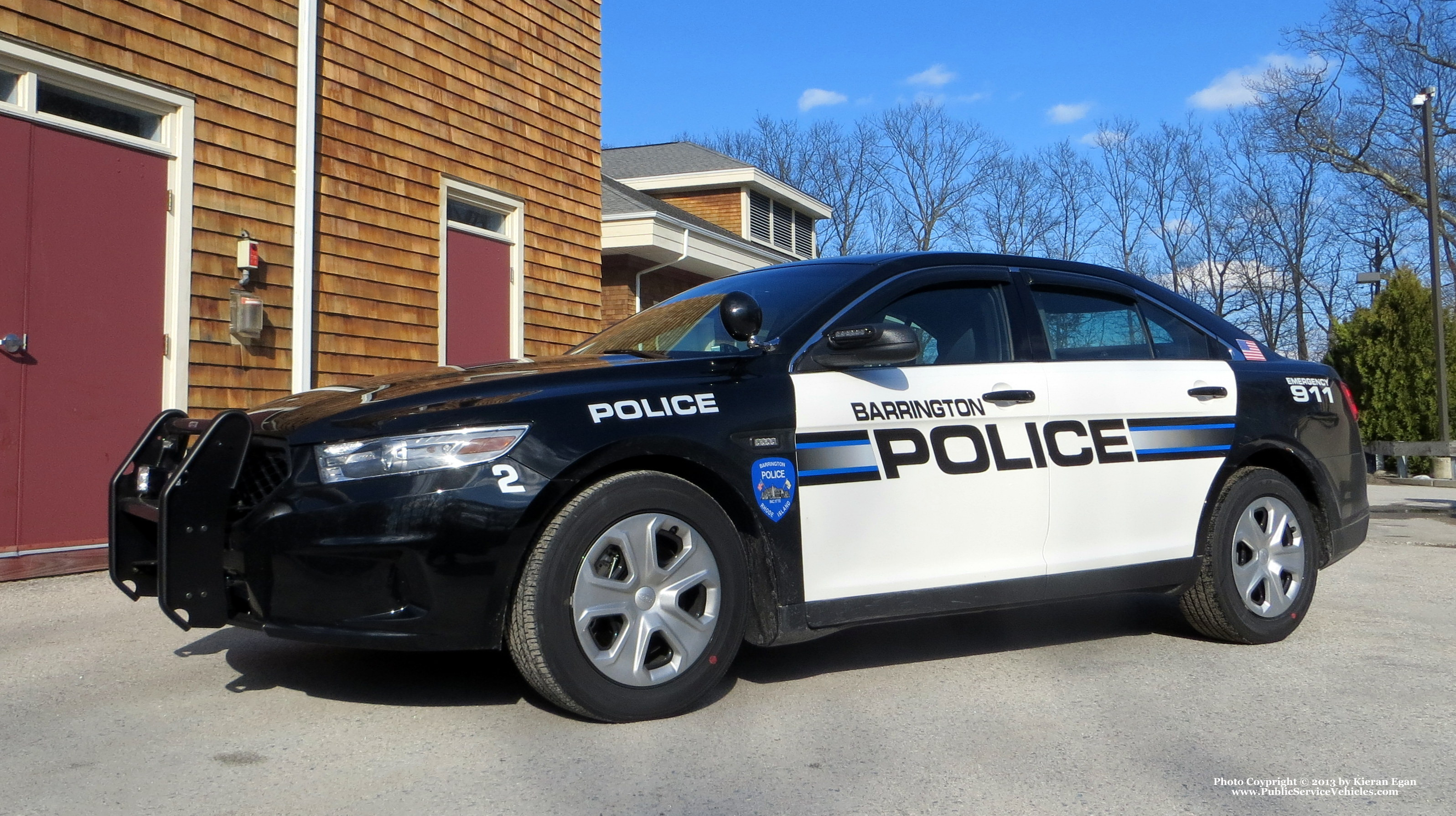 A photo  of Barrington Police
            Car 2, a 2013 Ford Police Interceptor Sedan             taken by Kieran Egan