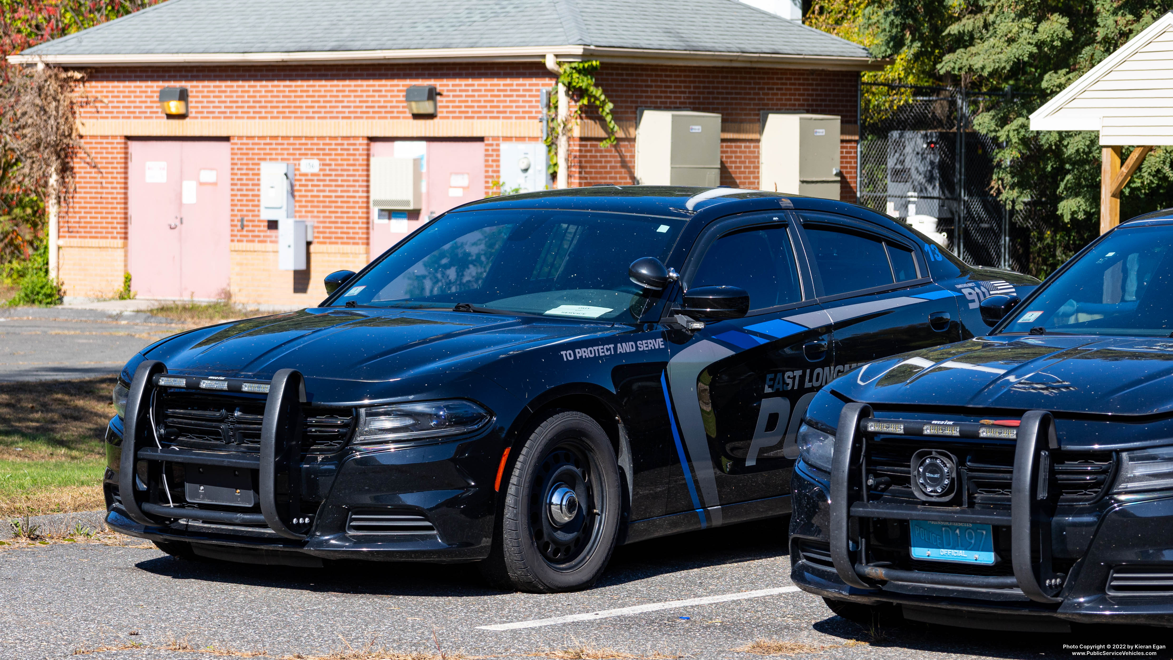 A photo  of East Longmeadow Police
            Car 13, a 2015-2020 Dodge Charger             taken by Kieran Egan