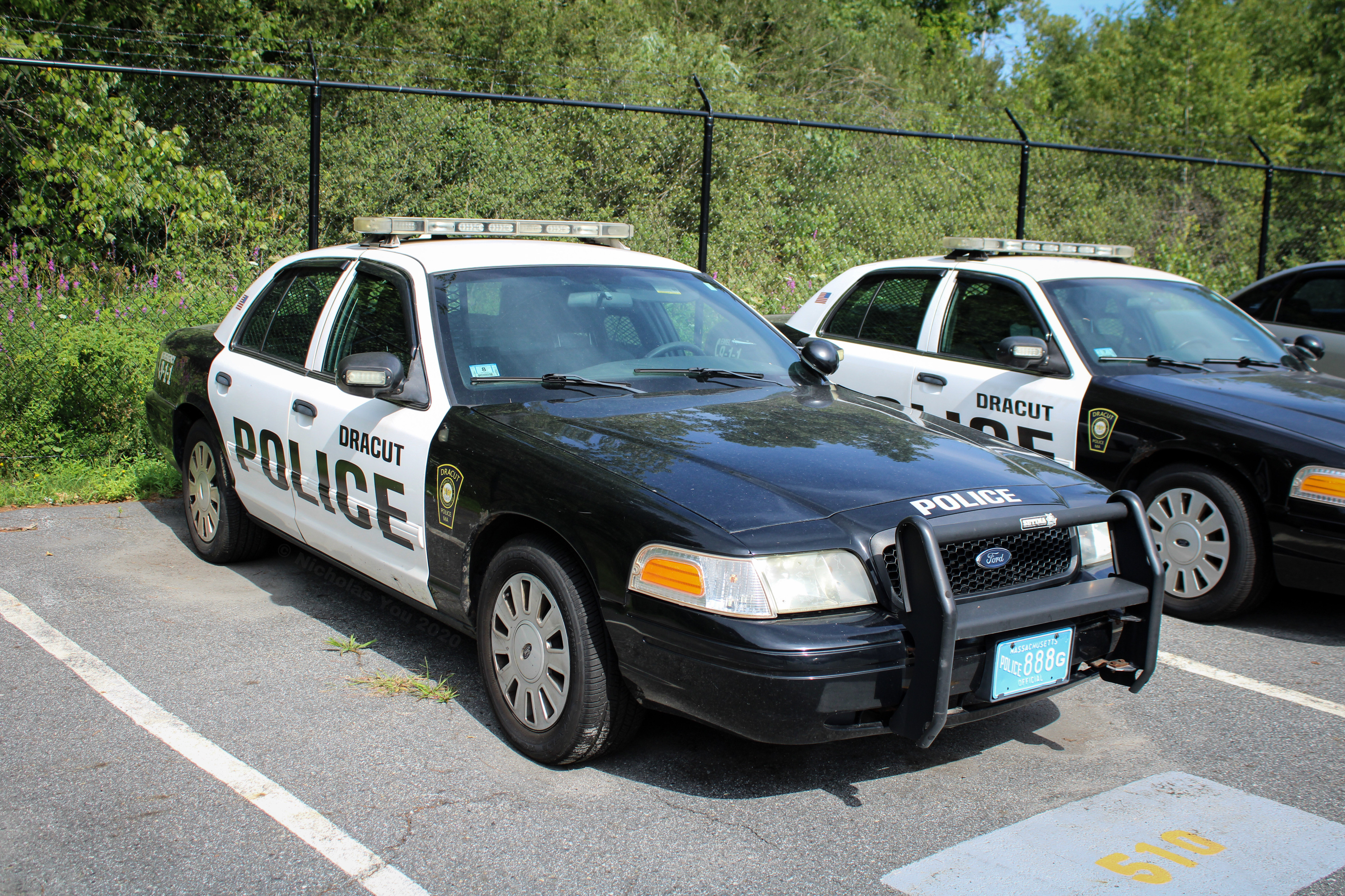 A photo  of Dracut Police
            Cruiser 510, a 2009-2011 Ford Crown Victoria Police Interceptor             taken by Nicholas You