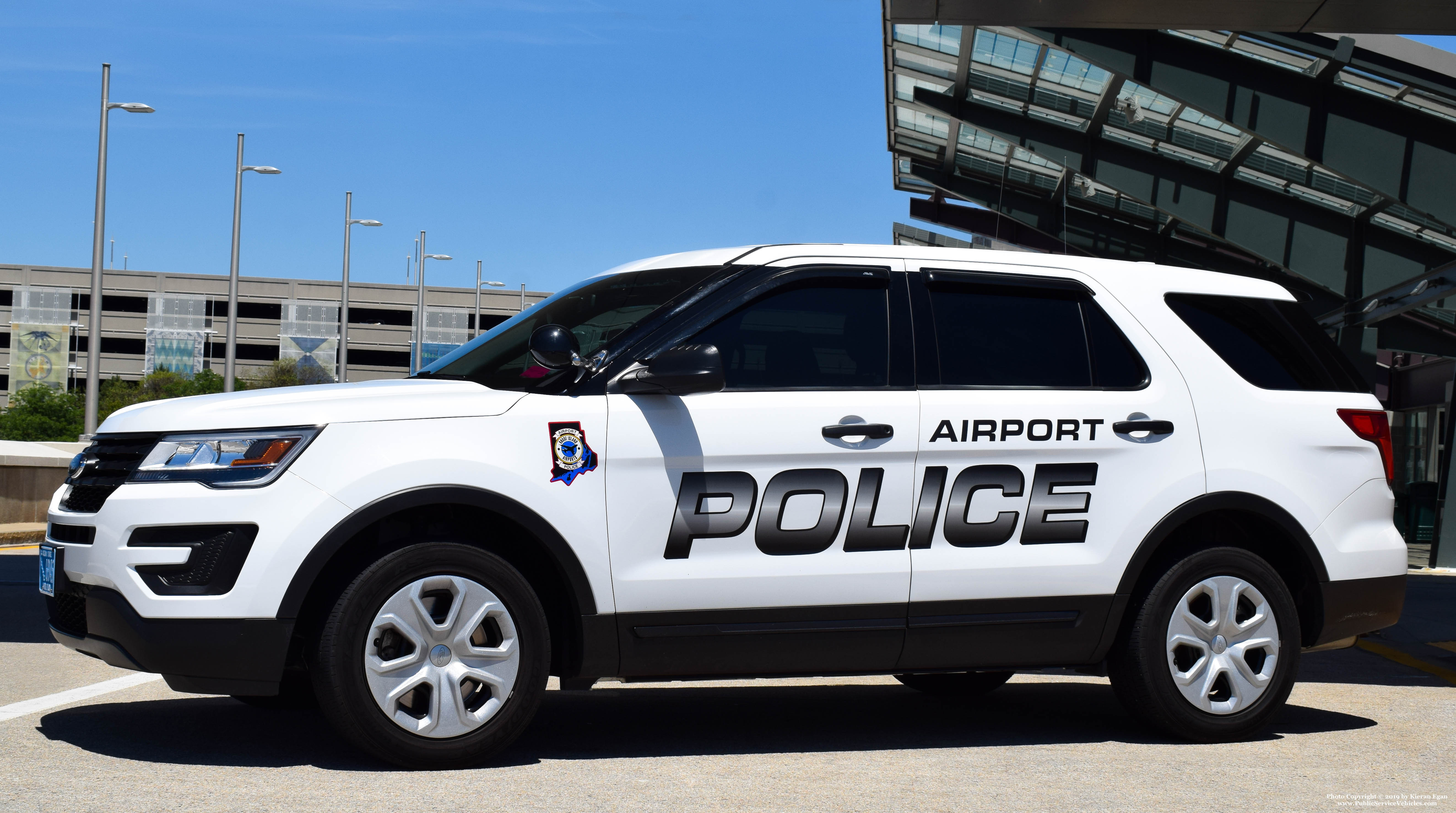 A photo  of Rhode Island Airport Police
            Cruiser 6945, a 2017 Ford Police Interceptor Utility             taken by Kieran Egan