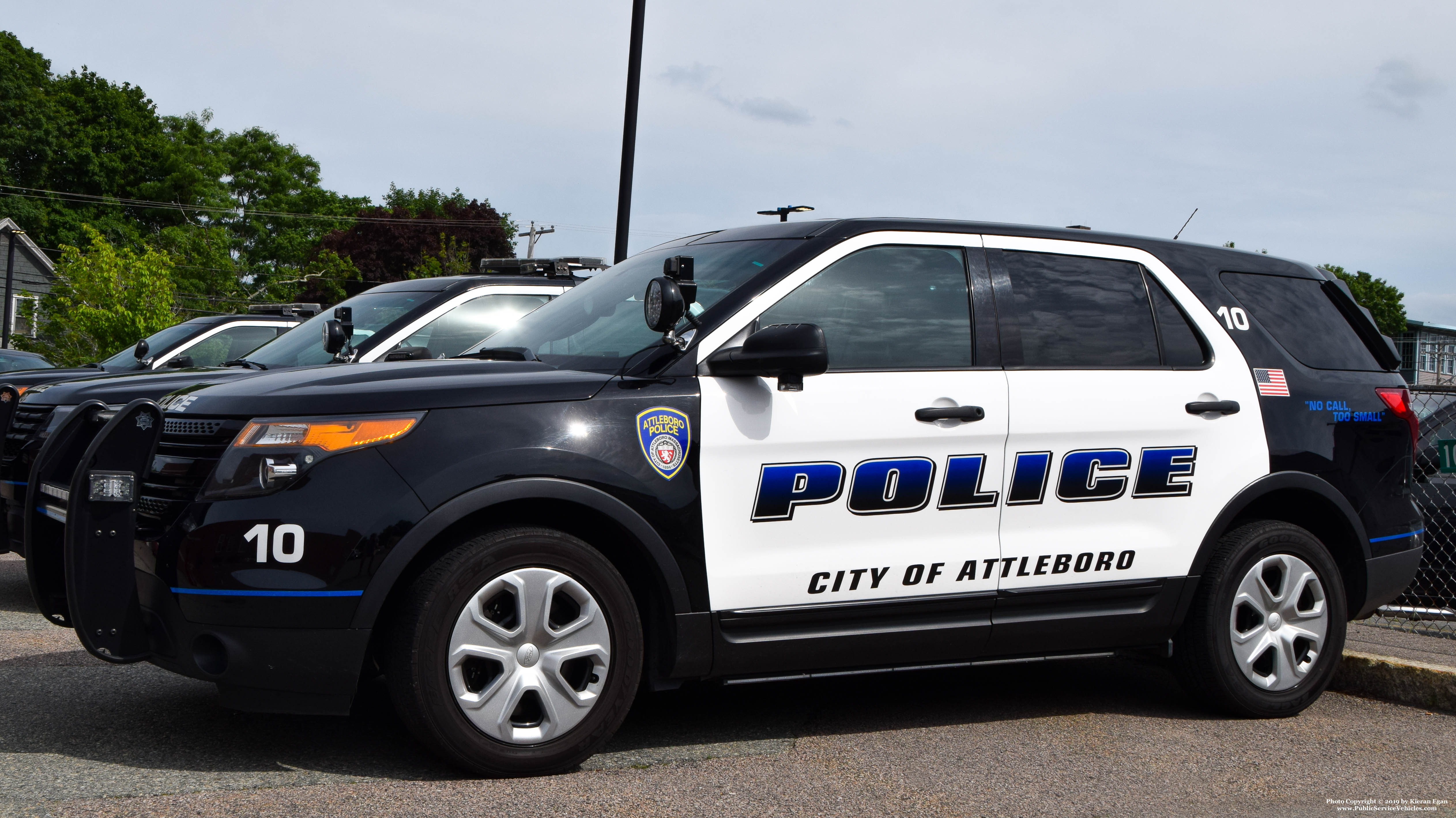 A photo  of Attleboro Police
            Car 10, a 2015 Ford Police Interceptor Utility             taken by Kieran Egan