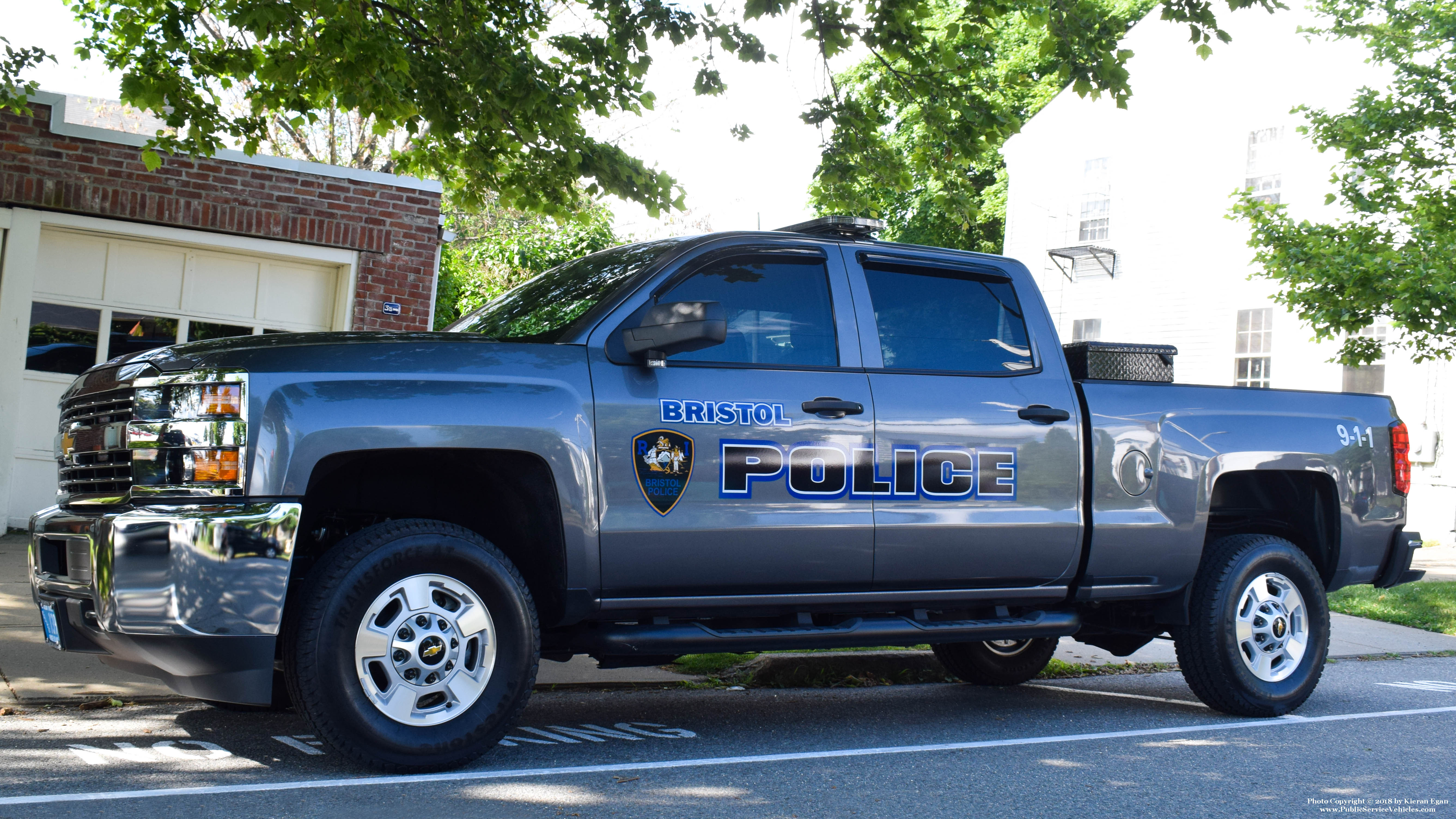 A photo  of Bristol Police
            Cruiser 139, a 2018 Chevrolet Silverado             taken by Kieran Egan