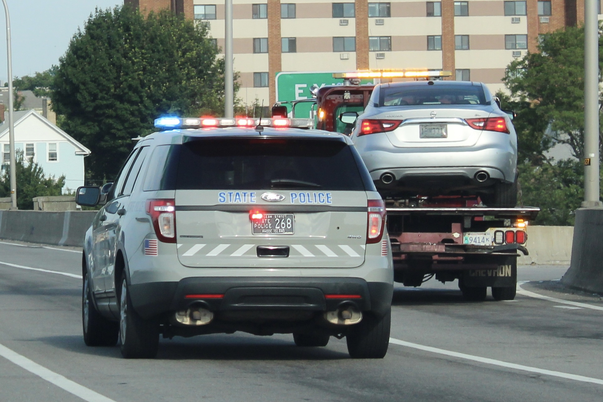 A photo  of Rhode Island State Police
            Cruiser 268, a 2013 Ford Police Interceptor Utility             taken by @riemergencyvehicles