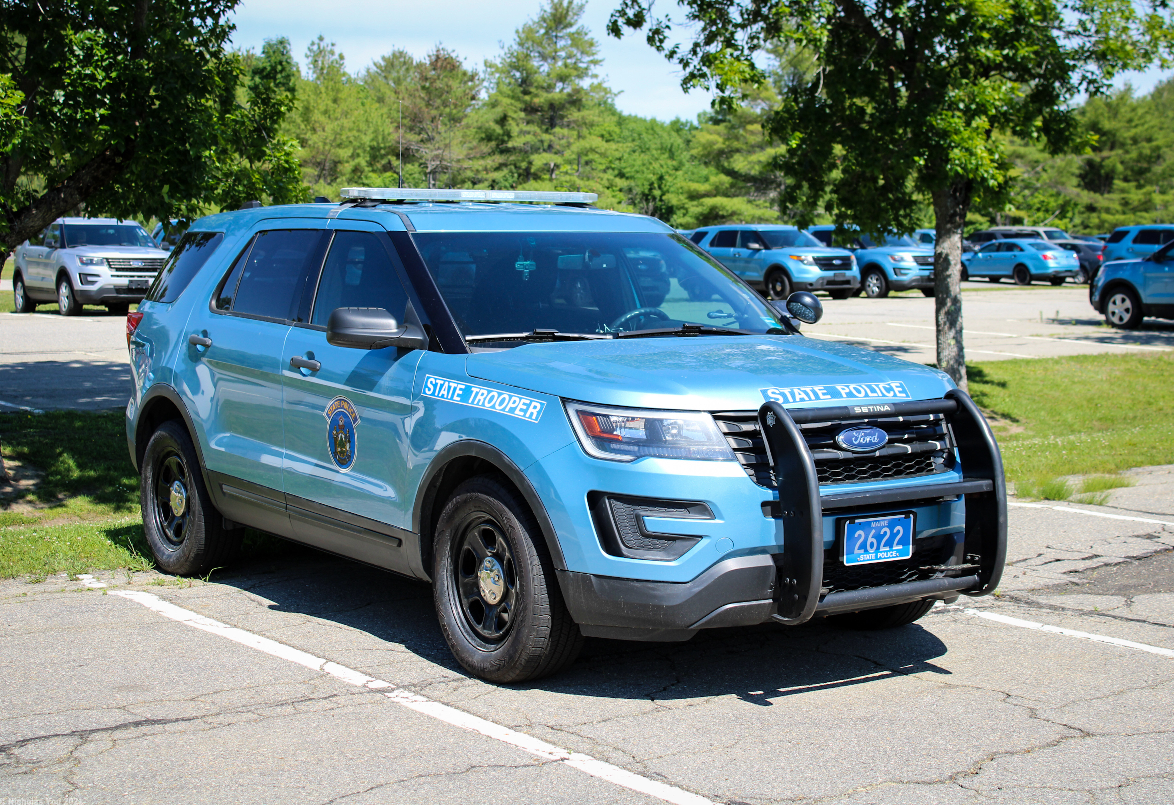 A photo  of Maine State Police
            Cruiser 2622, a 2016-2019 Ford Police Interceptor Utility             taken by Nicholas You