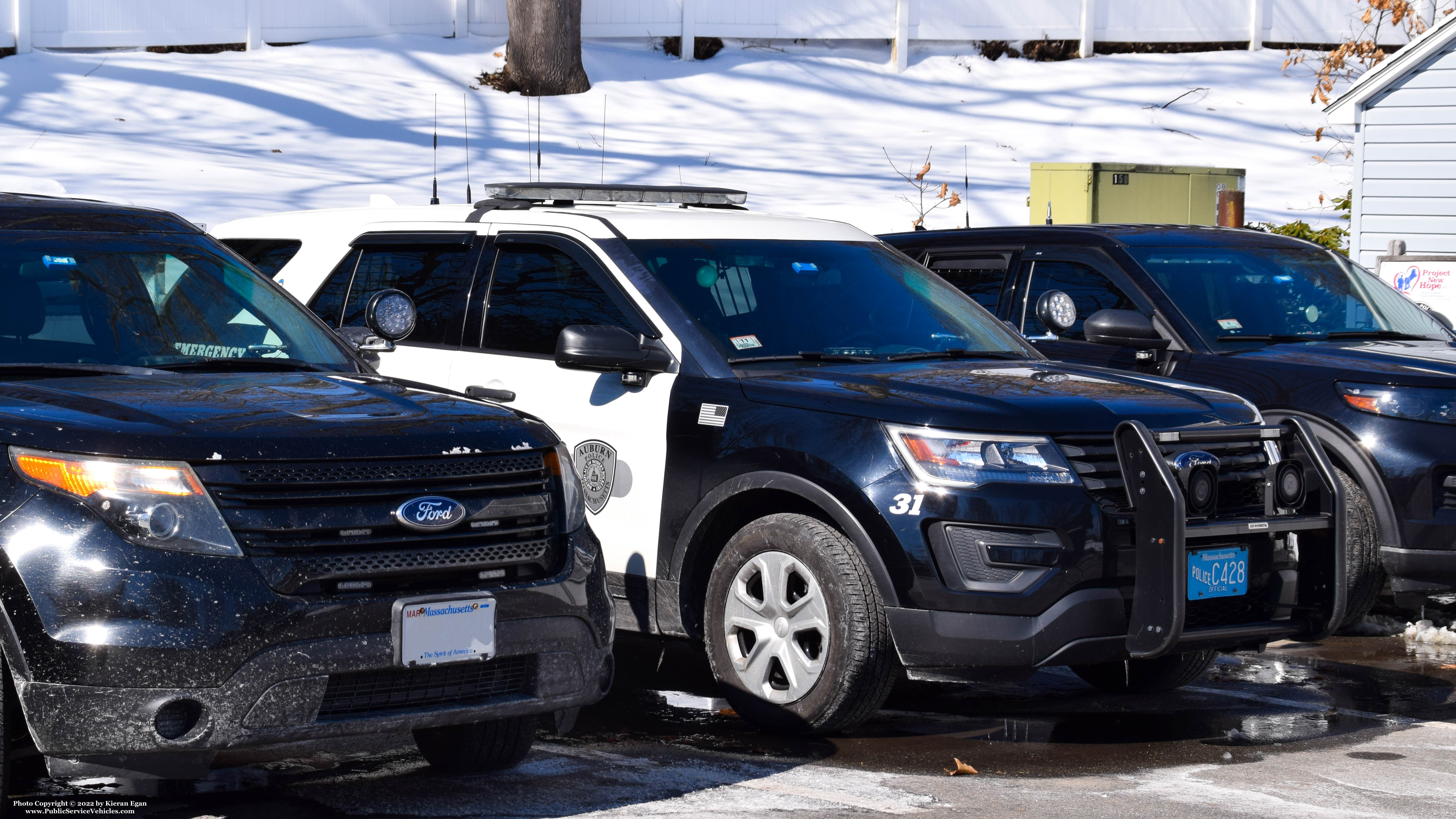 A photo  of Auburn Police
            Car 31, a 2017 Ford Police Interceptor Utility             taken by Kieran Egan