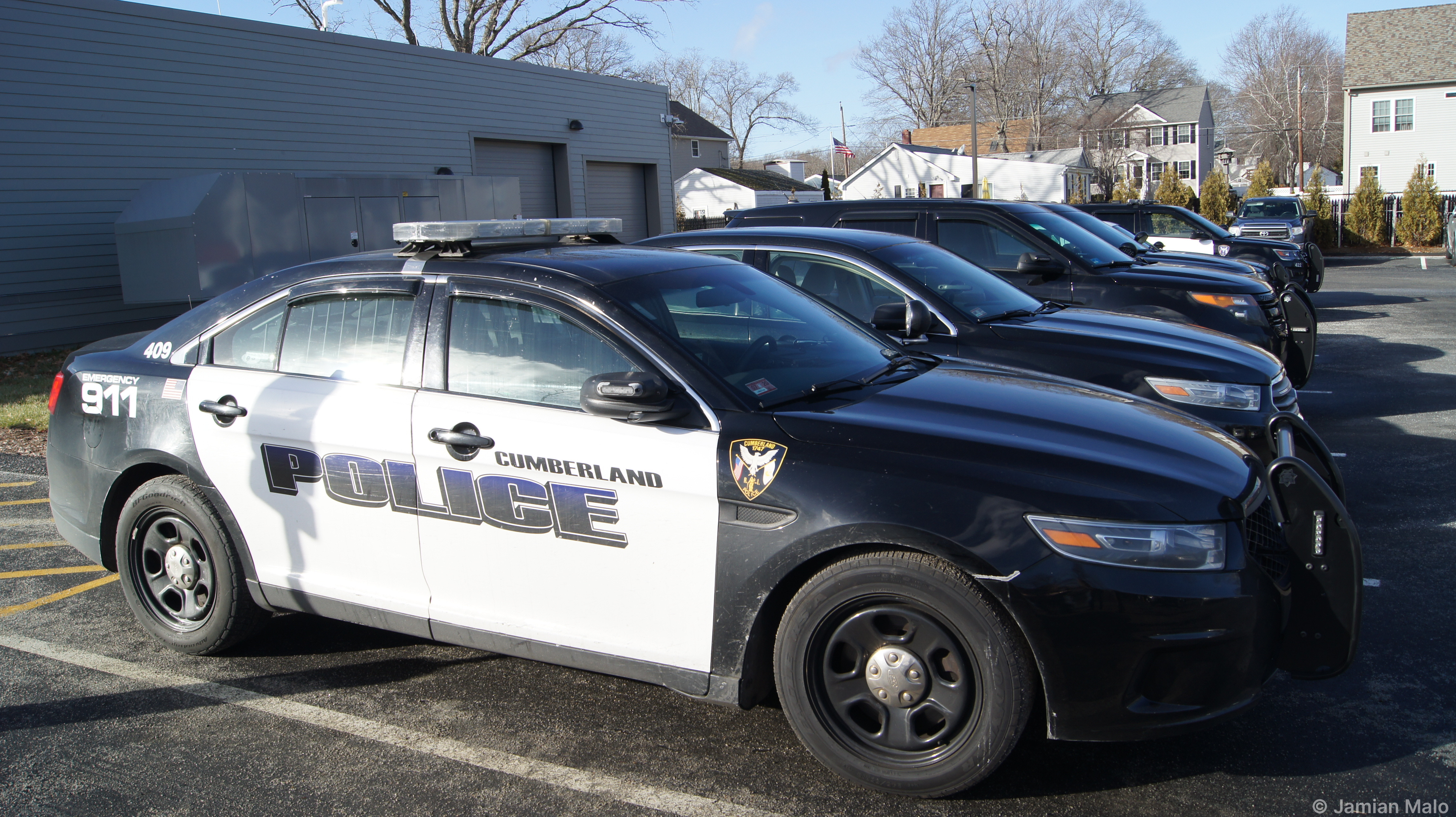 A photo  of Cumberland Police
            Cruiser 409, a 2013-2018 Ford Police Interceptor Sedan             taken by Jamian Malo