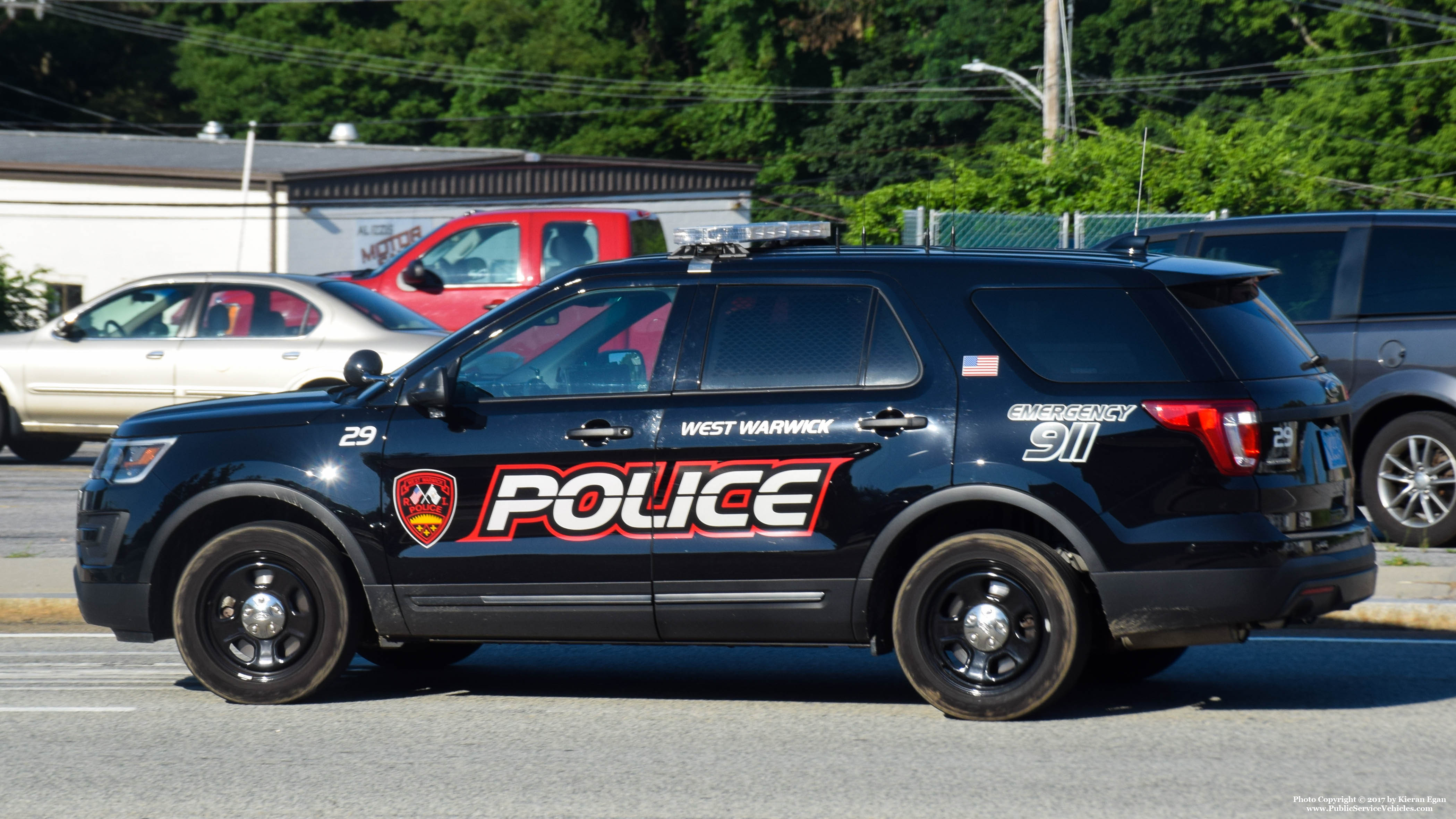 A photo  of West Warwick Police
            Car 29, a 2016-2017 Ford Police Interceptor Utility             taken by Kieran Egan