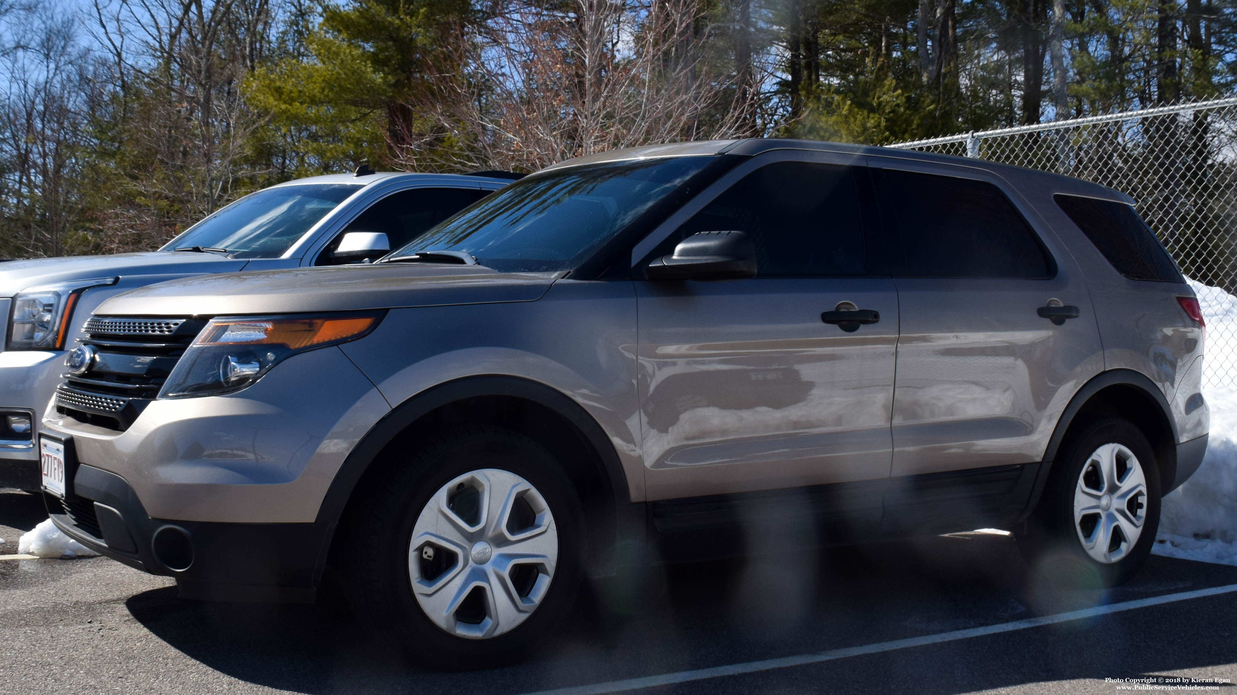 A photo  of Foxborough Police
            Unmarked Unit, a 2013-2015 Ford Police Interceptor Utility             taken by Kieran Egan