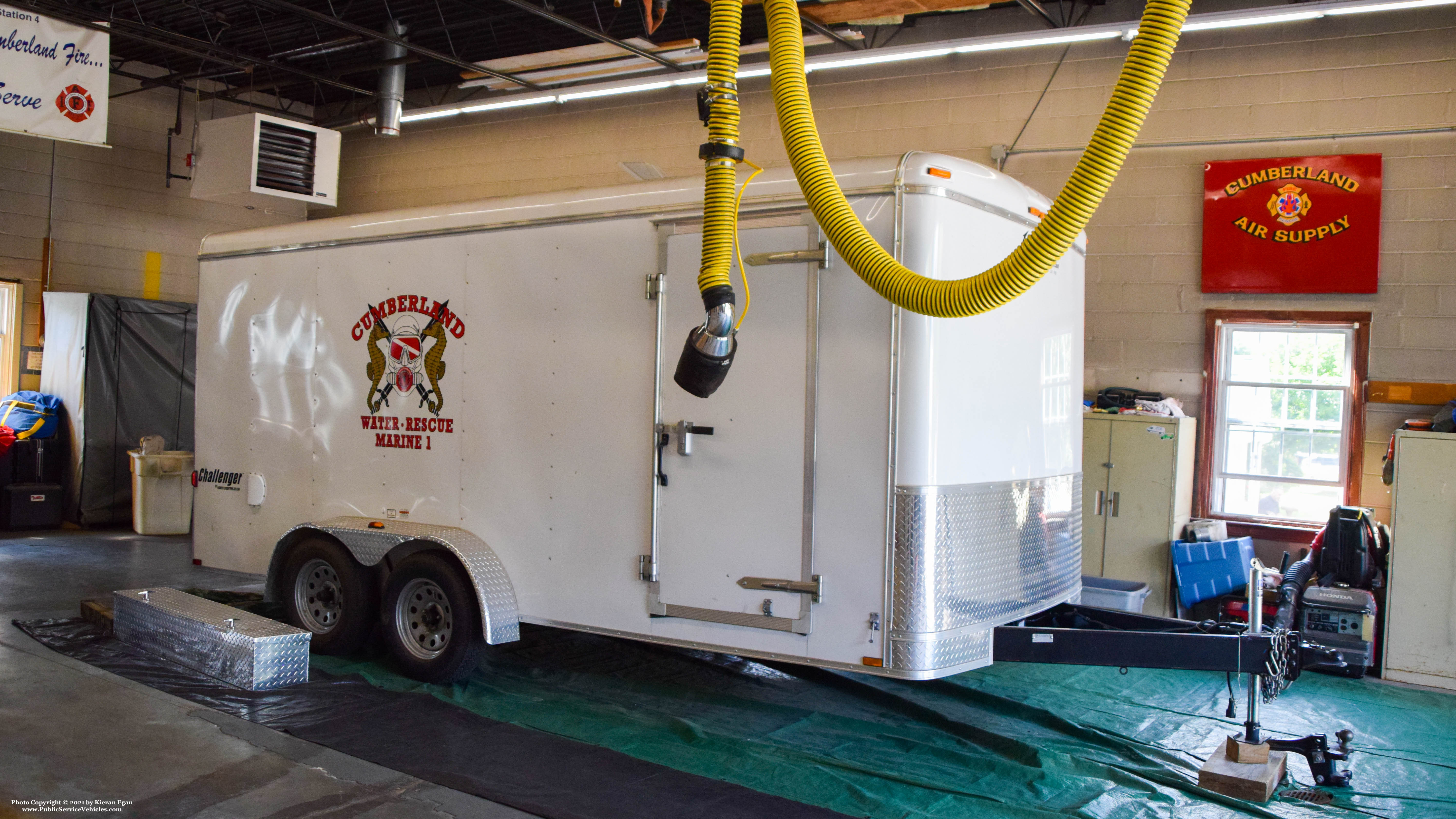 A photo  of Cumberland Fire
            Marine 1, a 2000-2015 Challenger Trailer             taken by Kieran Egan