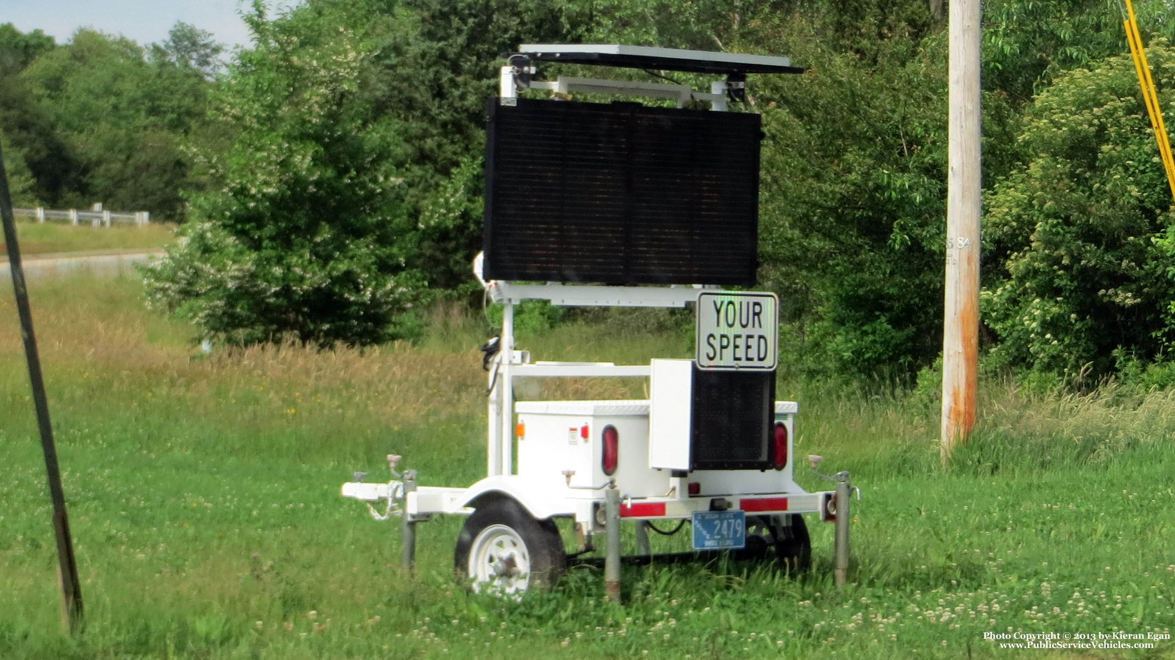 A photo  of Tiverton Police
            Speed Trailer, a 2006-2010 All Traffic Solutions Speed Trailer             taken by Kieran Egan