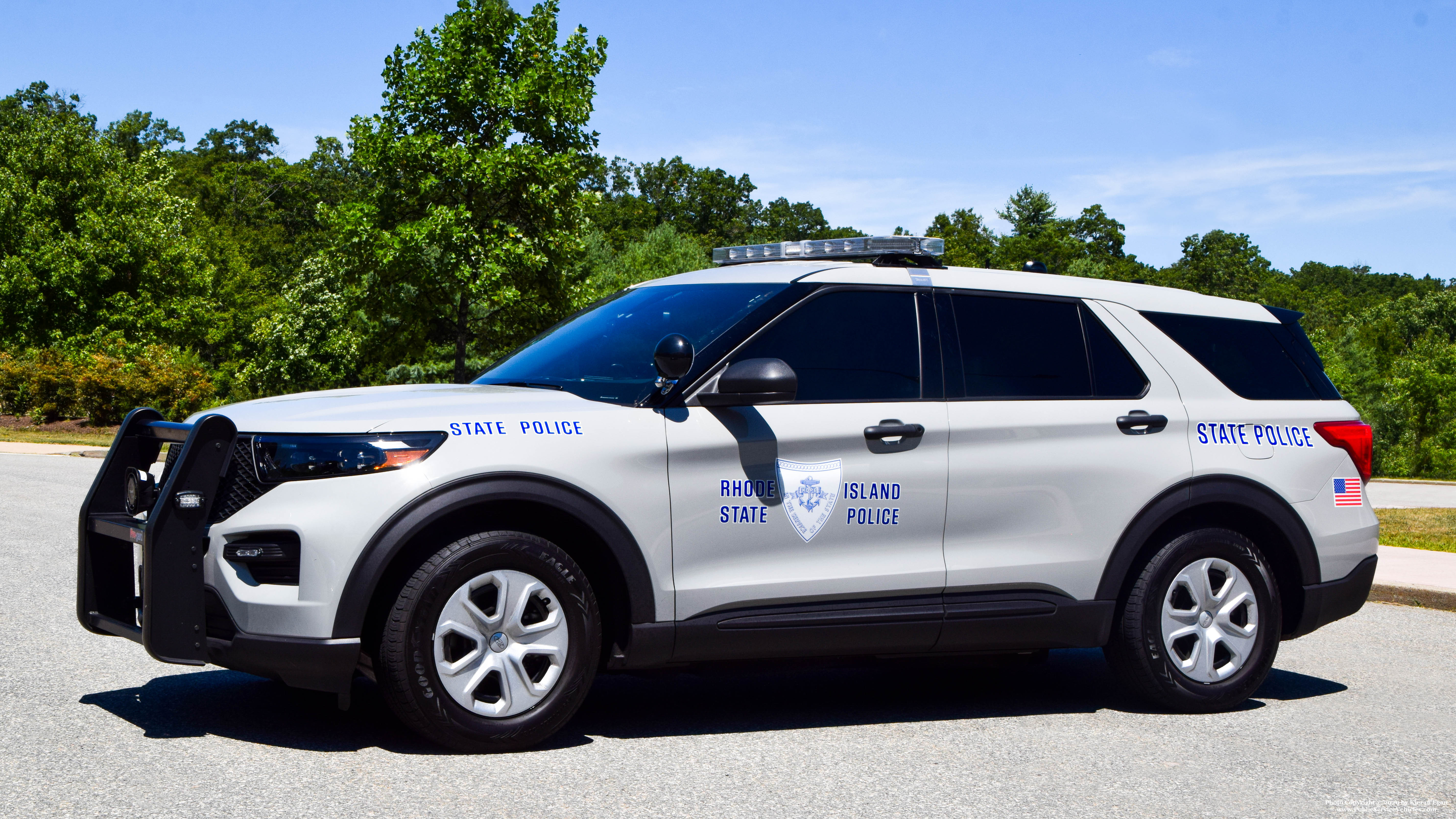 A photo  of Rhode Island State Police
            Cruiser 66, a 2020 Ford Police Interceptor Utility             taken by Kieran Egan