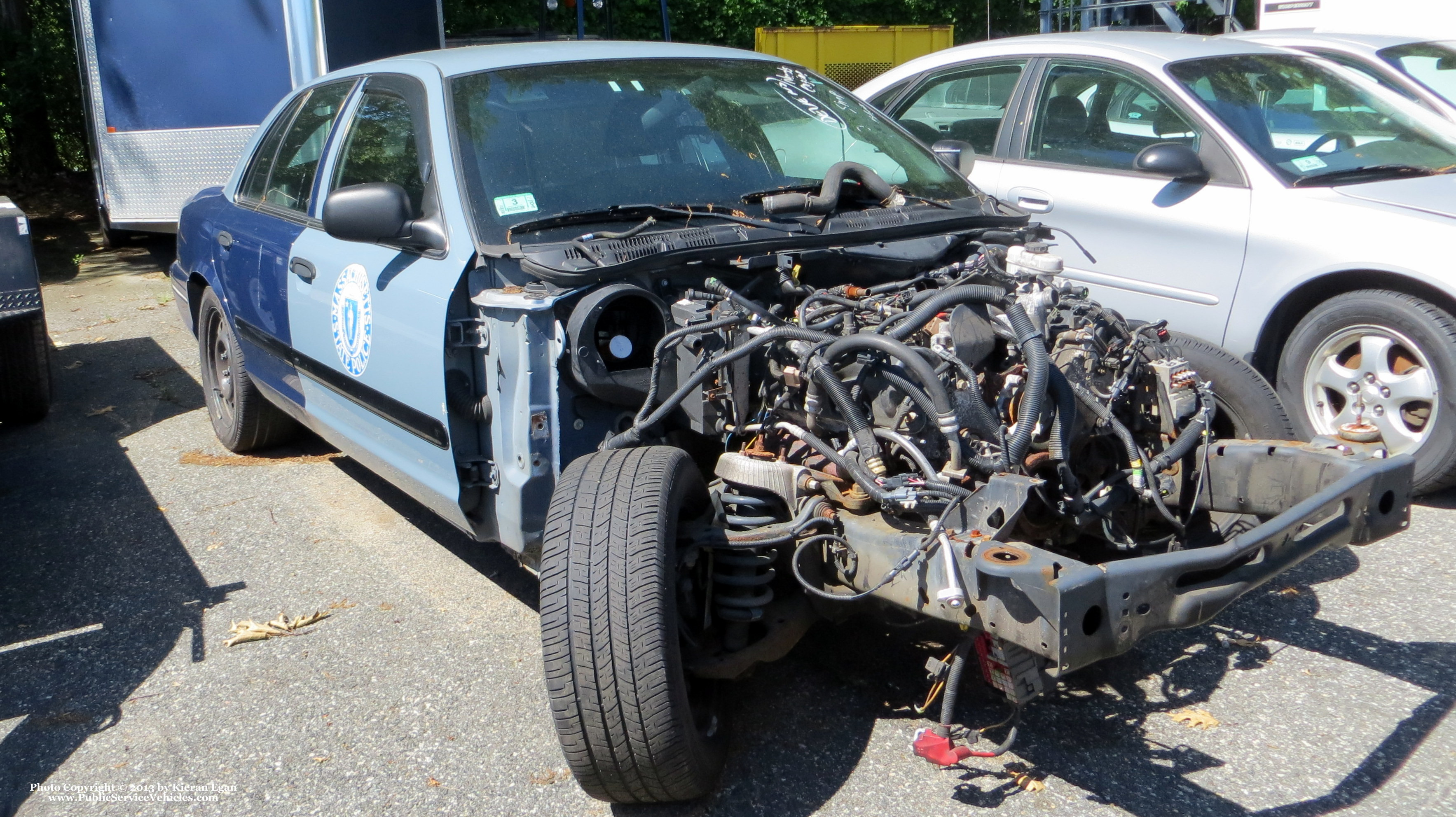 A photo  of Massachusetts State Police
            Cruiser 1050, a 2006-2008 Ford Crown Victoria Police Interceptor             taken by Kieran Egan