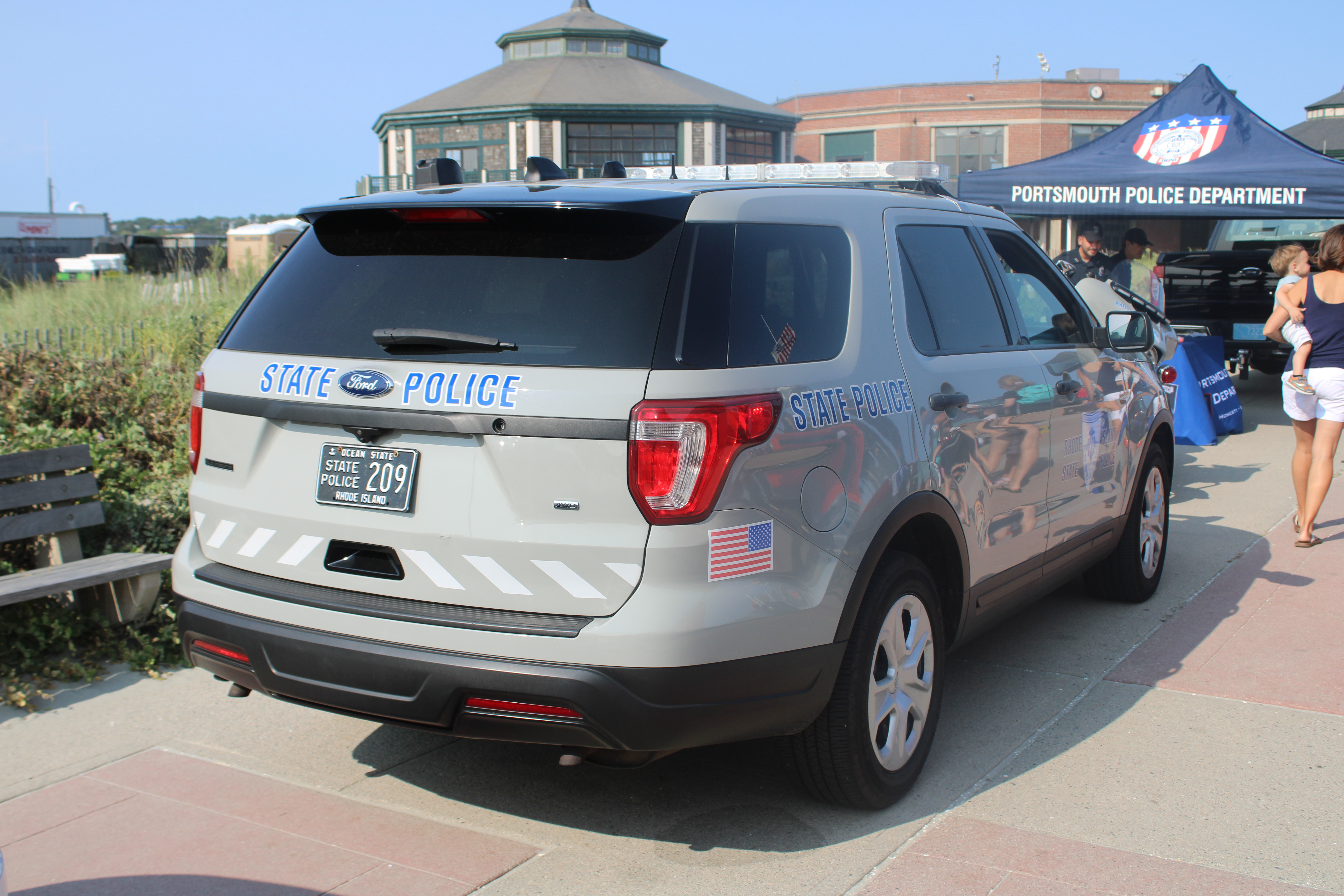 A photo  of Rhode Island State Police
            Cruiser 209, a 2018 Ford Police Interceptor Utility             taken by @riemergencyvehicles