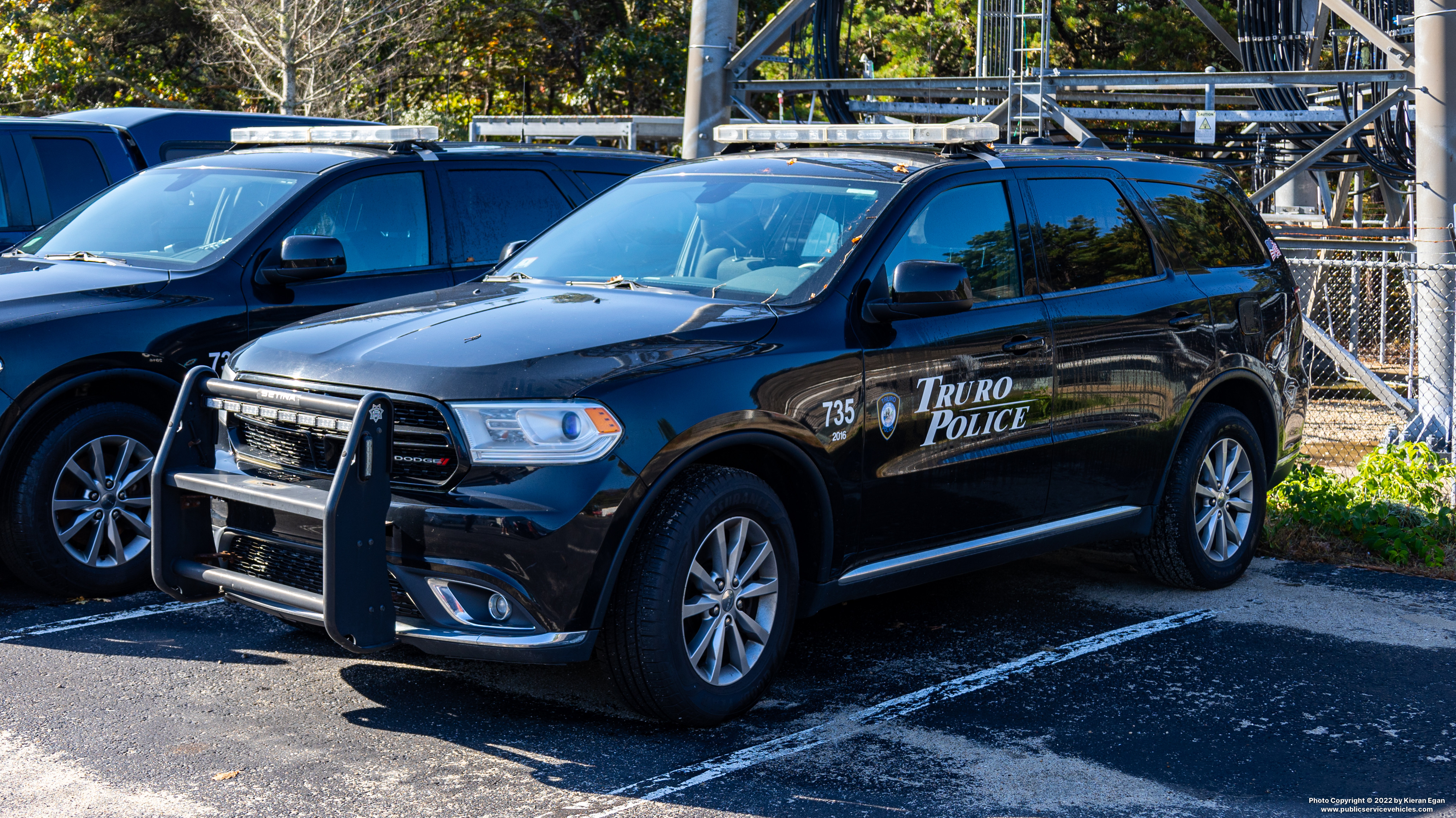 A photo  of Truro Police
            Cruiser 735, a 2016 Dodge Durango             taken by Kieran Egan