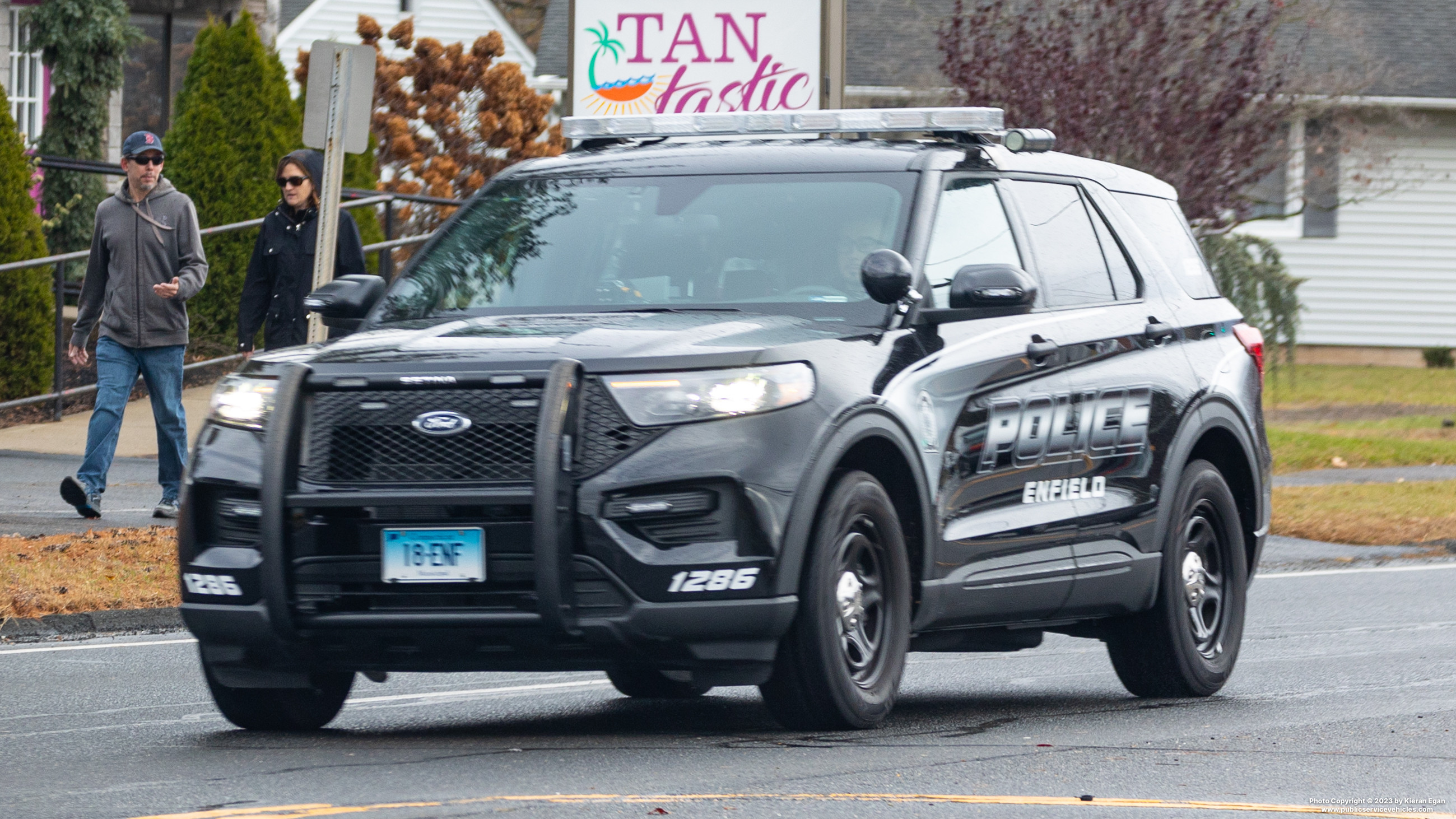 A photo  of Enfield Police
            Cruiser 1286, a 2020-2023 Ford Police Interceptor Utility             taken by Kieran Egan
