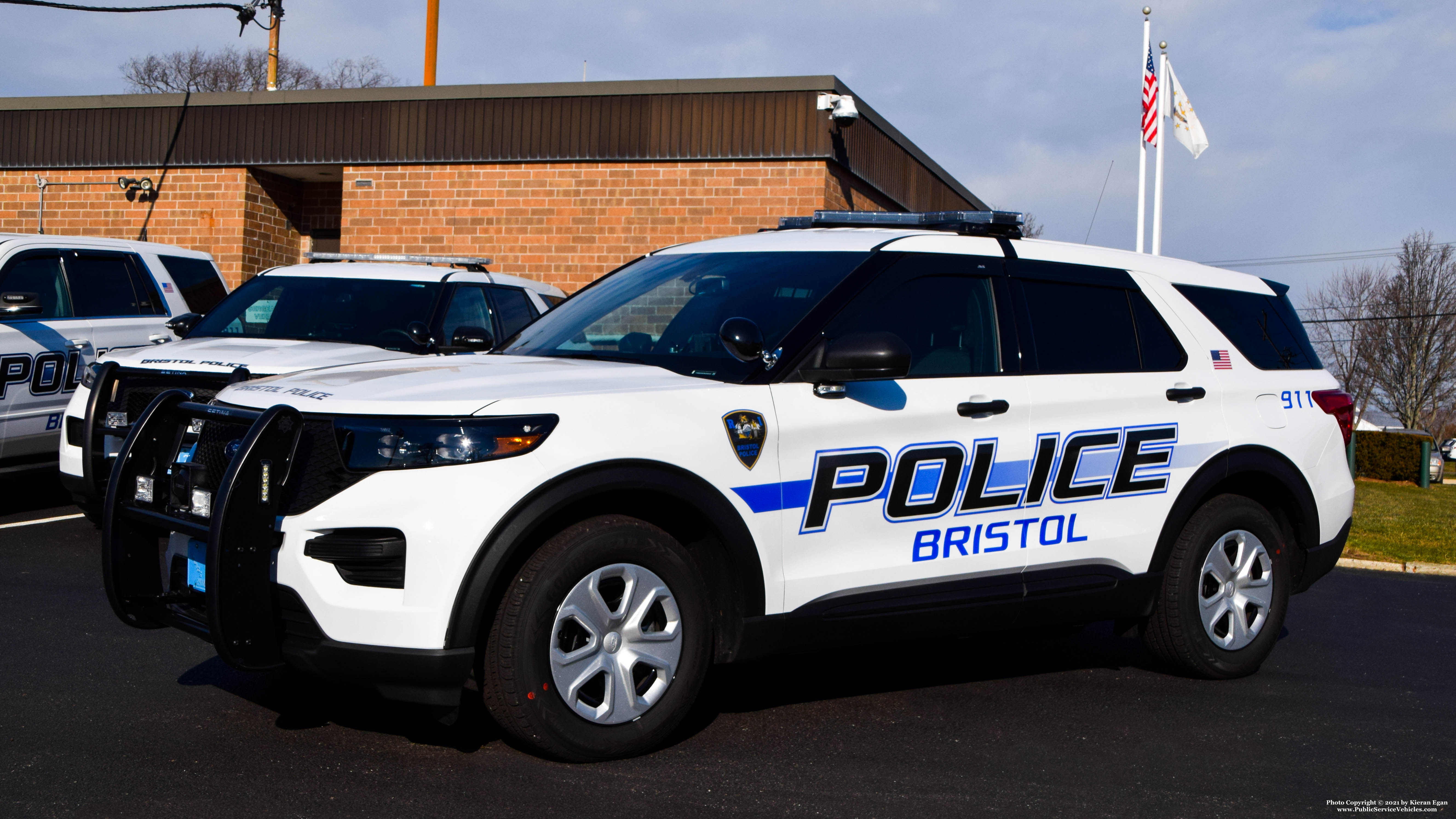 A photo  of Bristol Police
            Cruiser 158, a 2021 Ford Police Interceptor Utility             taken by Kieran Egan