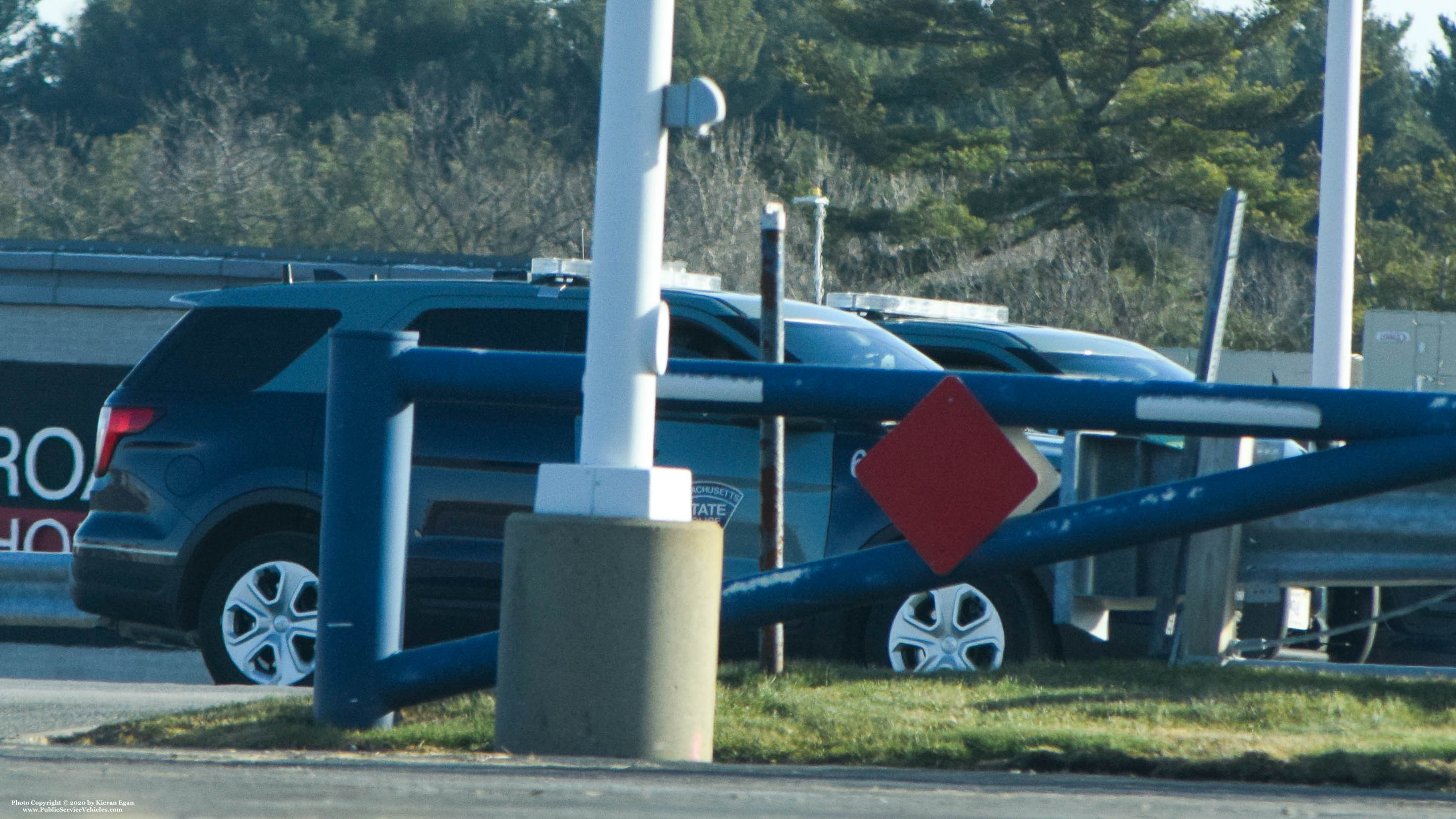 A photo  of Massachusetts State Police
            Cruiser 694, a 2016-2019 Ford Police Interceptor Utility             taken by Kieran Egan