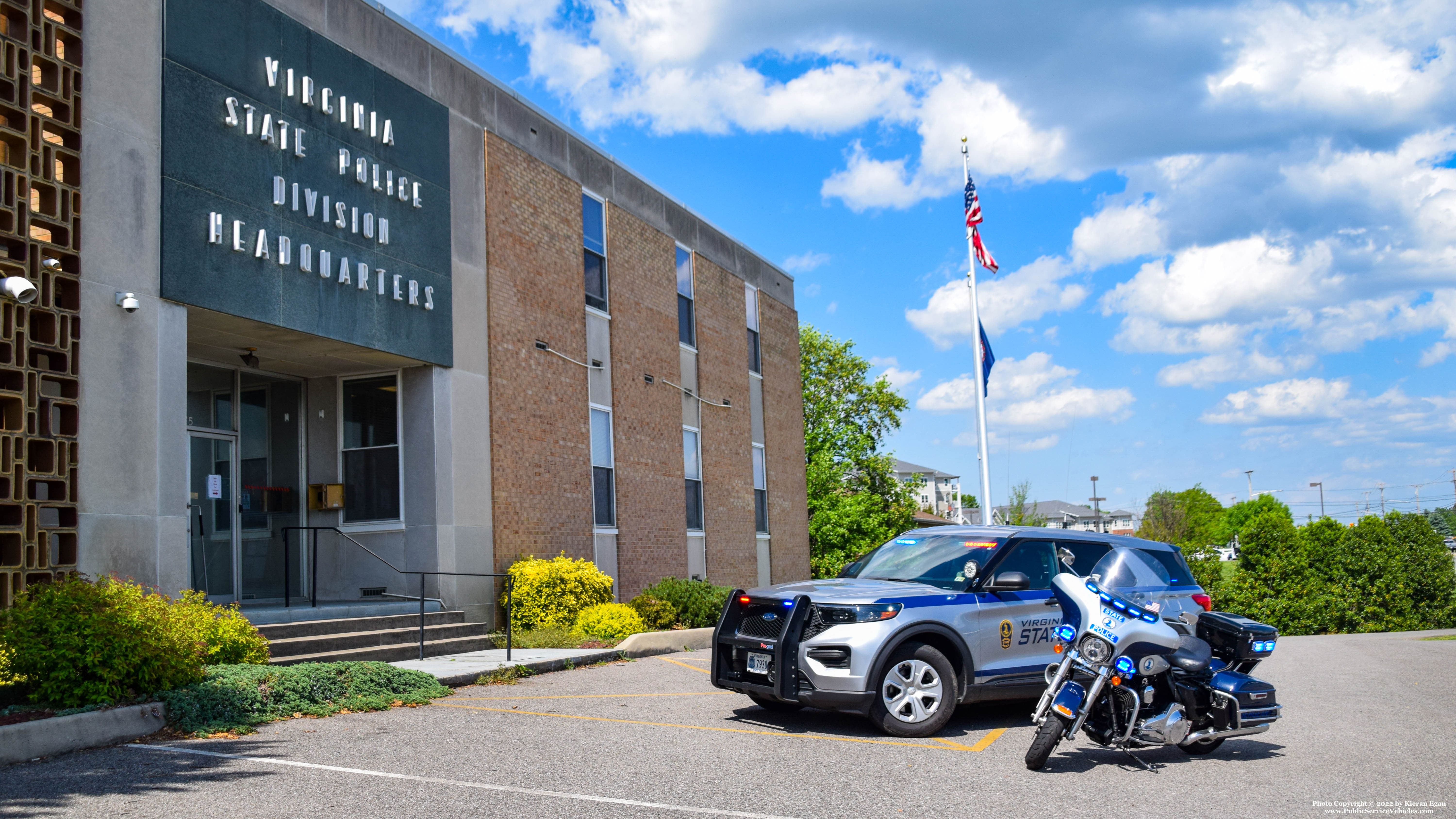 A photo  of Virginia State Police
            Cruiser 7930, a 2020 Ford Police Interceptor Utility             taken by Kieran Egan